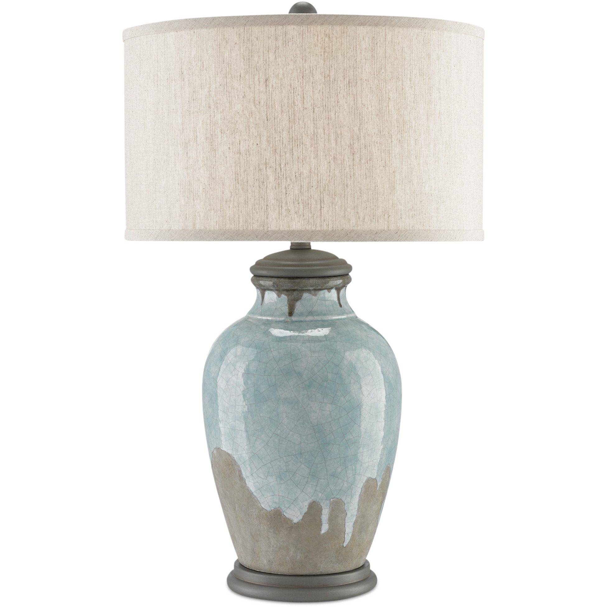 Chatswood 28.5 inch 150 watt Blue-Green and Gray Table Lamp Portable Light