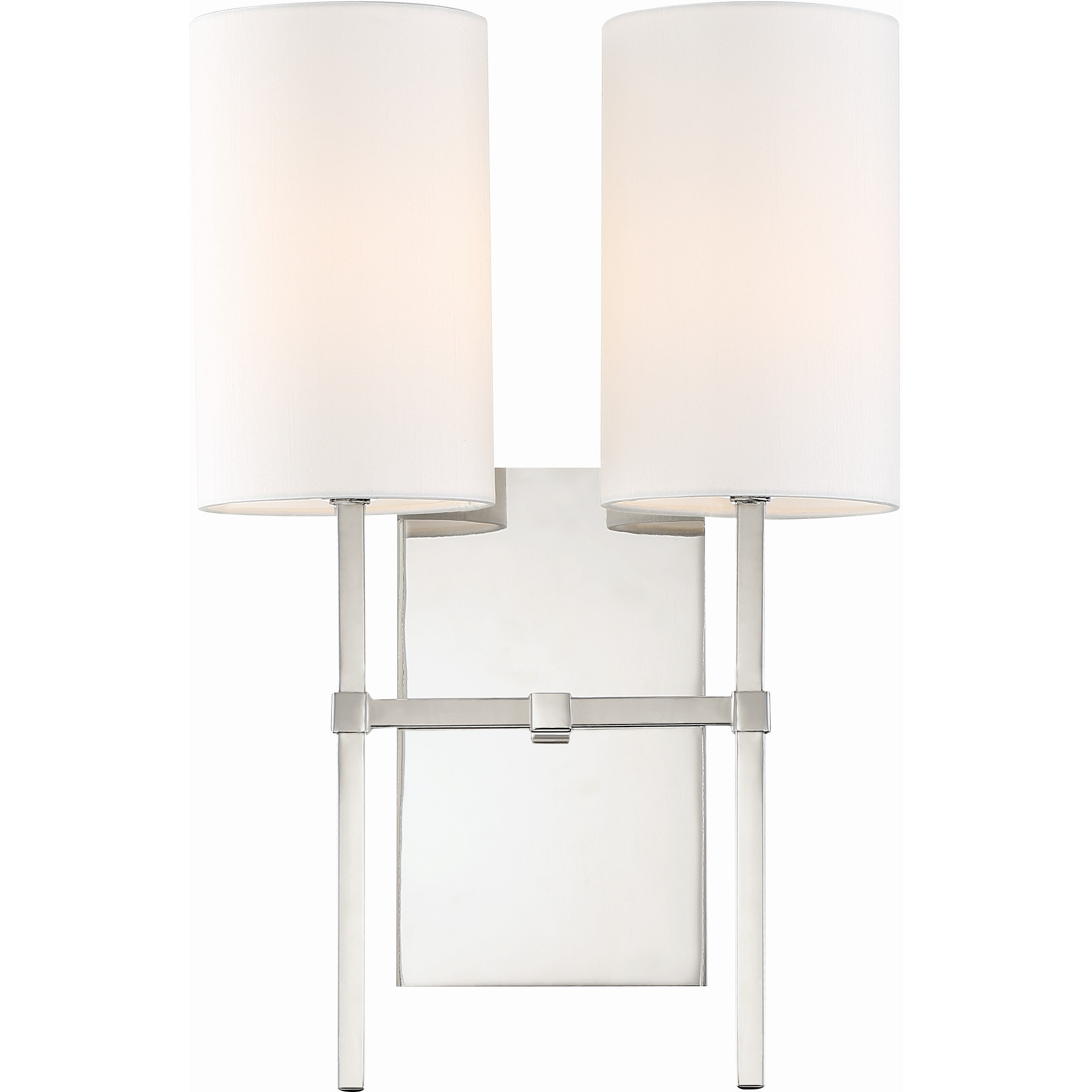 Veronica Bath Wall Light in Polished Nickel