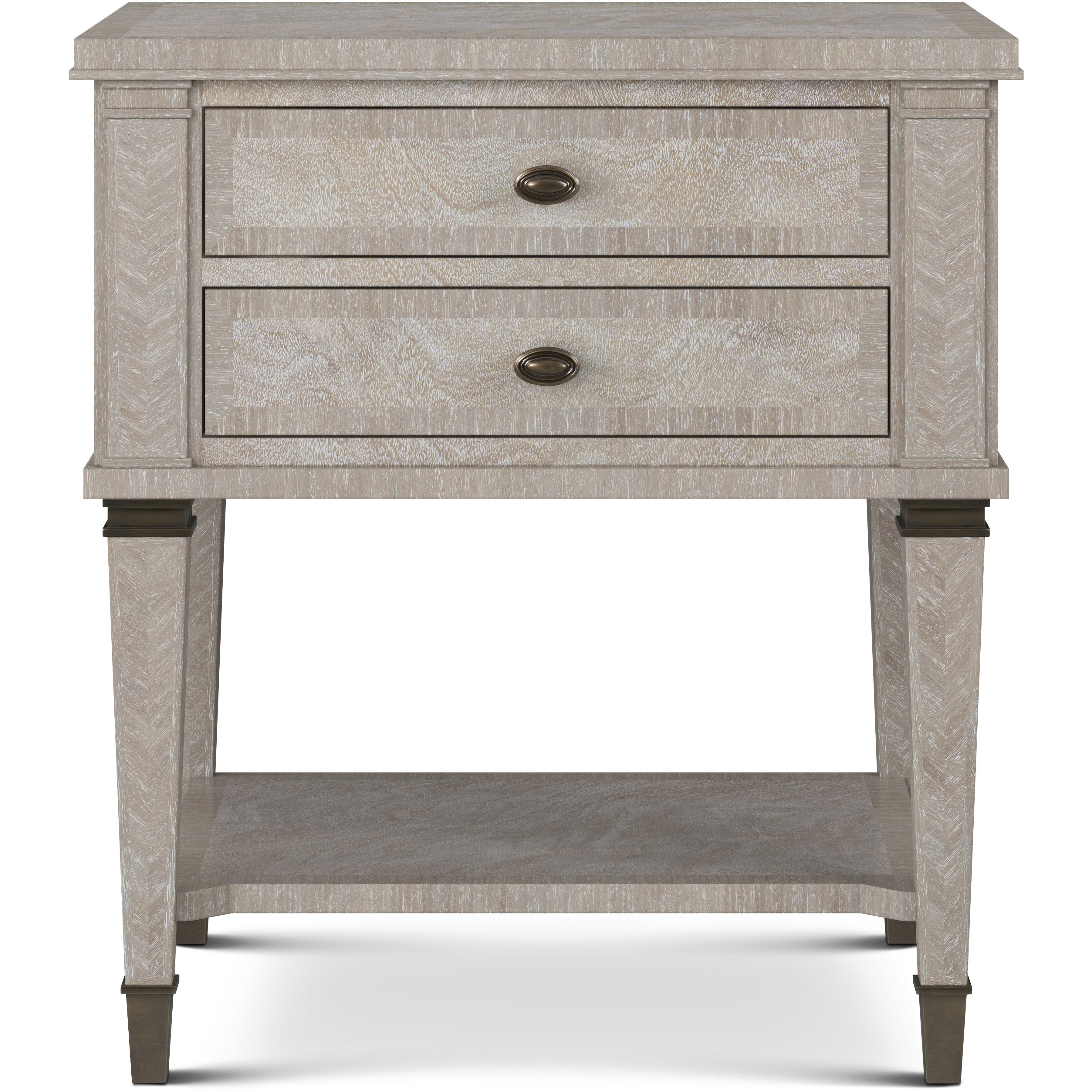 Salinger 26.5 X 24 inch Geo Coast Nightstand, Wooden, Marlborough by Alexa Hampton