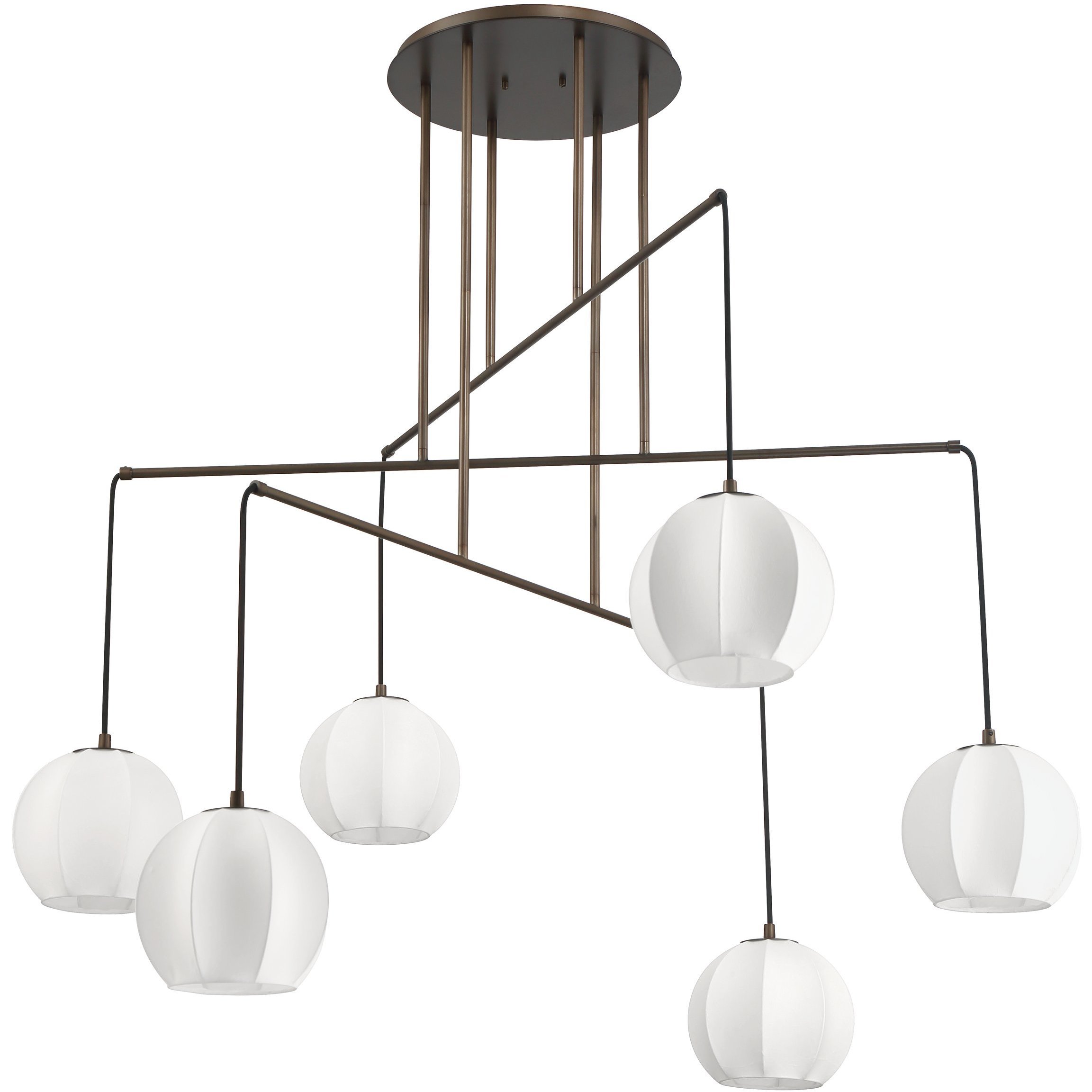 Bryony 6 Light 48 inch Forged Bronze Chandelier Ceiling Light