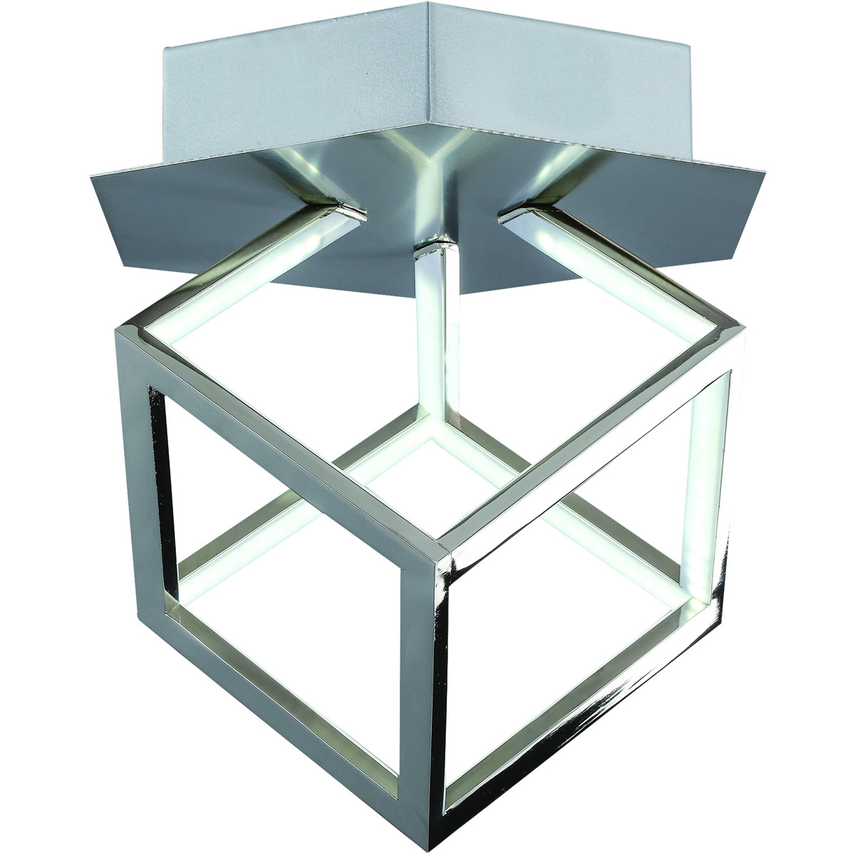 Canada LED 7.9 inch Nickel Flush Mount Ceiling Light
