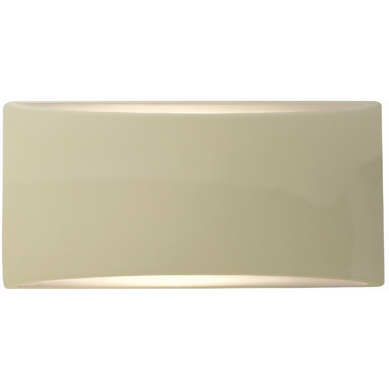 Ambiance LED 10 inch Vanilla Gloss ADA Wall Sconce Wall Light