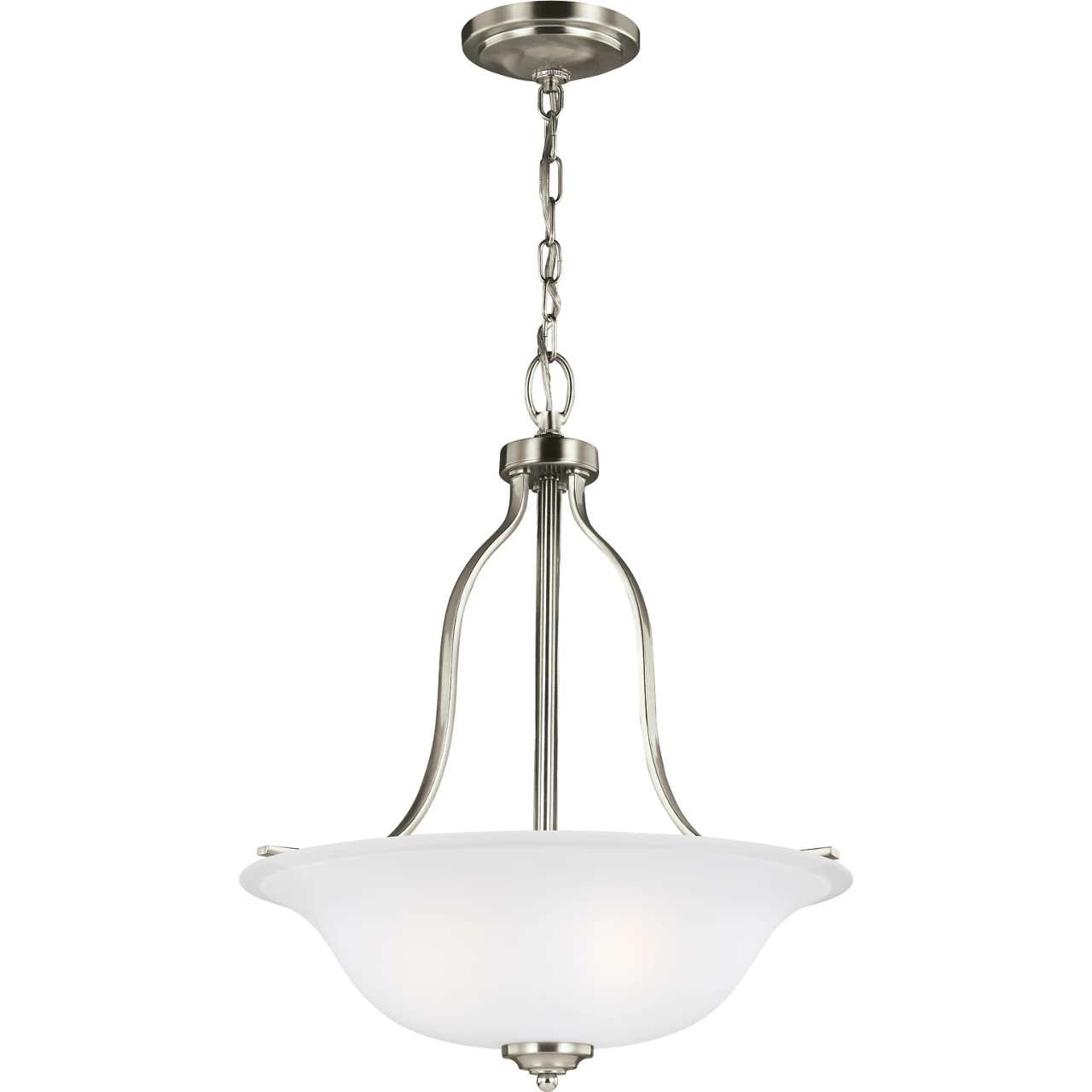 Emmons 3 Light 17.75 inch Brushed Nickel Pendant Ceiling Light