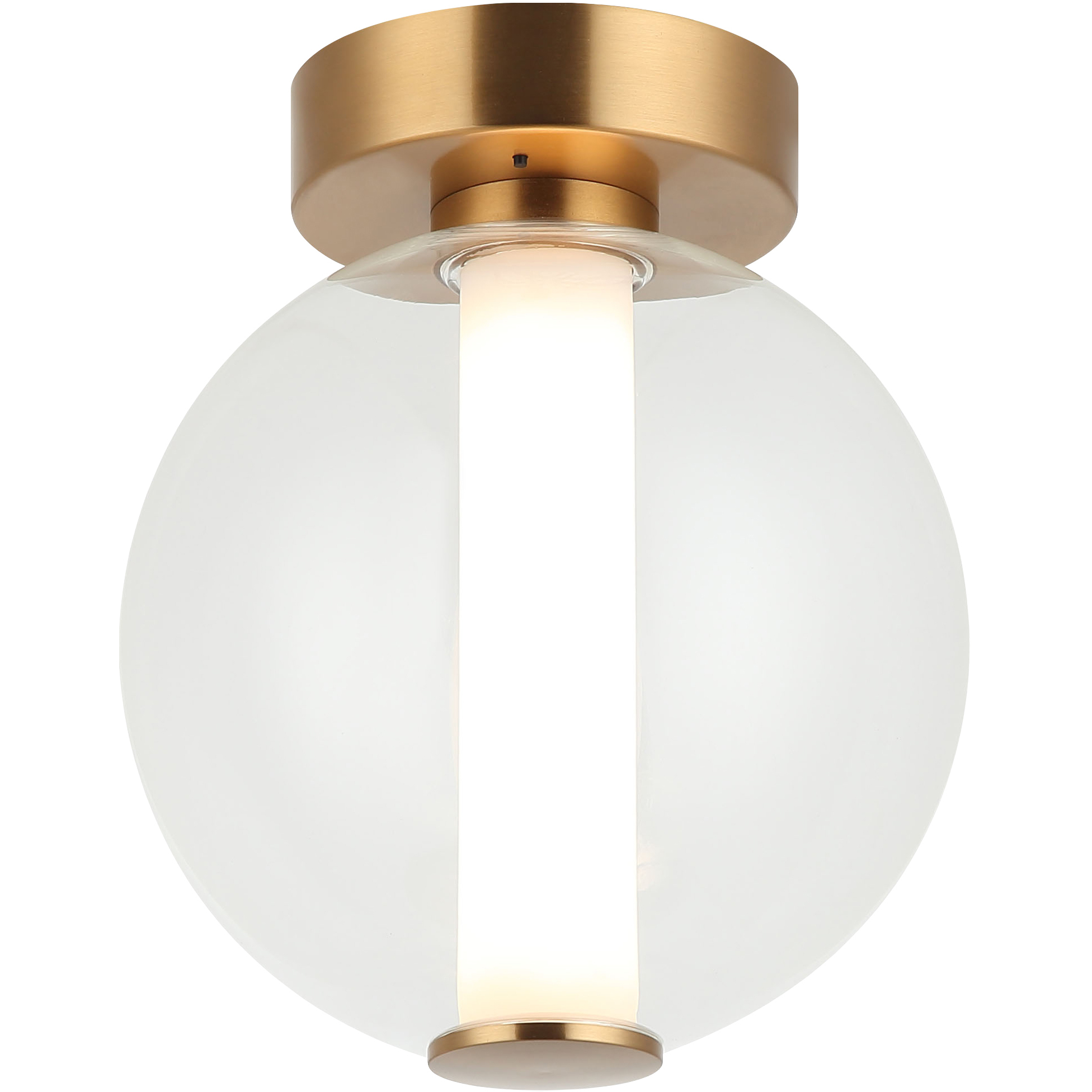 Belange LED 8 inch Aged Gold Brass Wall Sconce Wall Light
