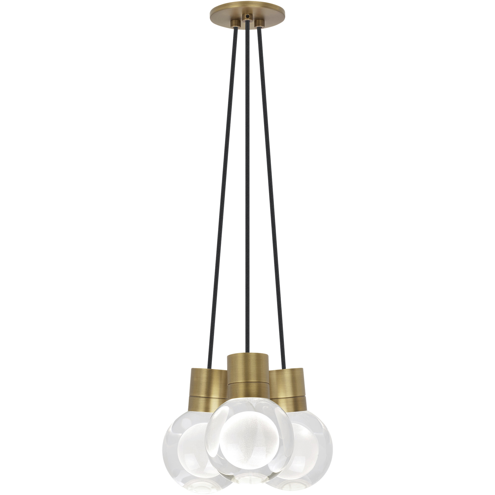 Sean Lavin Mina LED 9 inch Natural Brass Pendant Ceiling Light