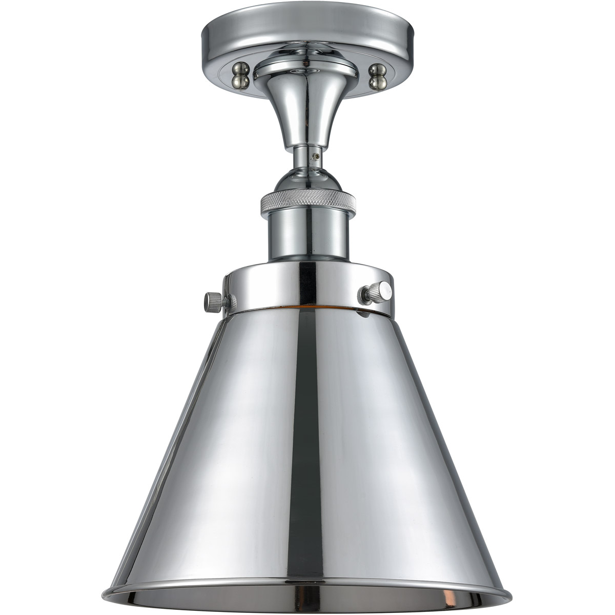 Ballston Appalachian LED 7 inch Polished Nickel Semi-Flush Mount Ceiling Light