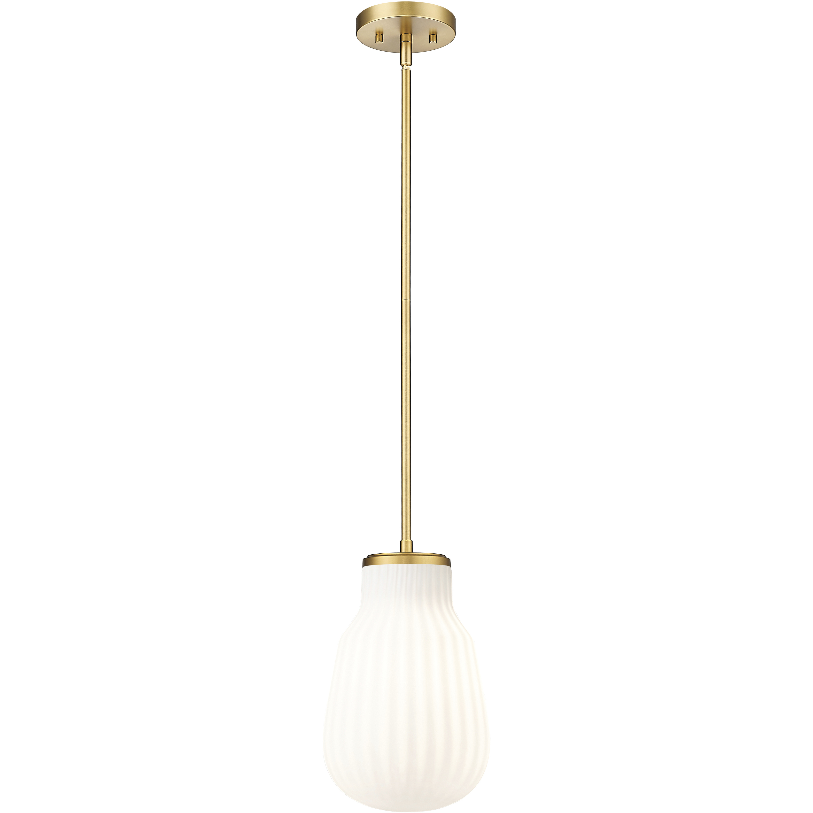 Newbury 1 Light 8 inch Modern Gold Pendant Ceiling Light