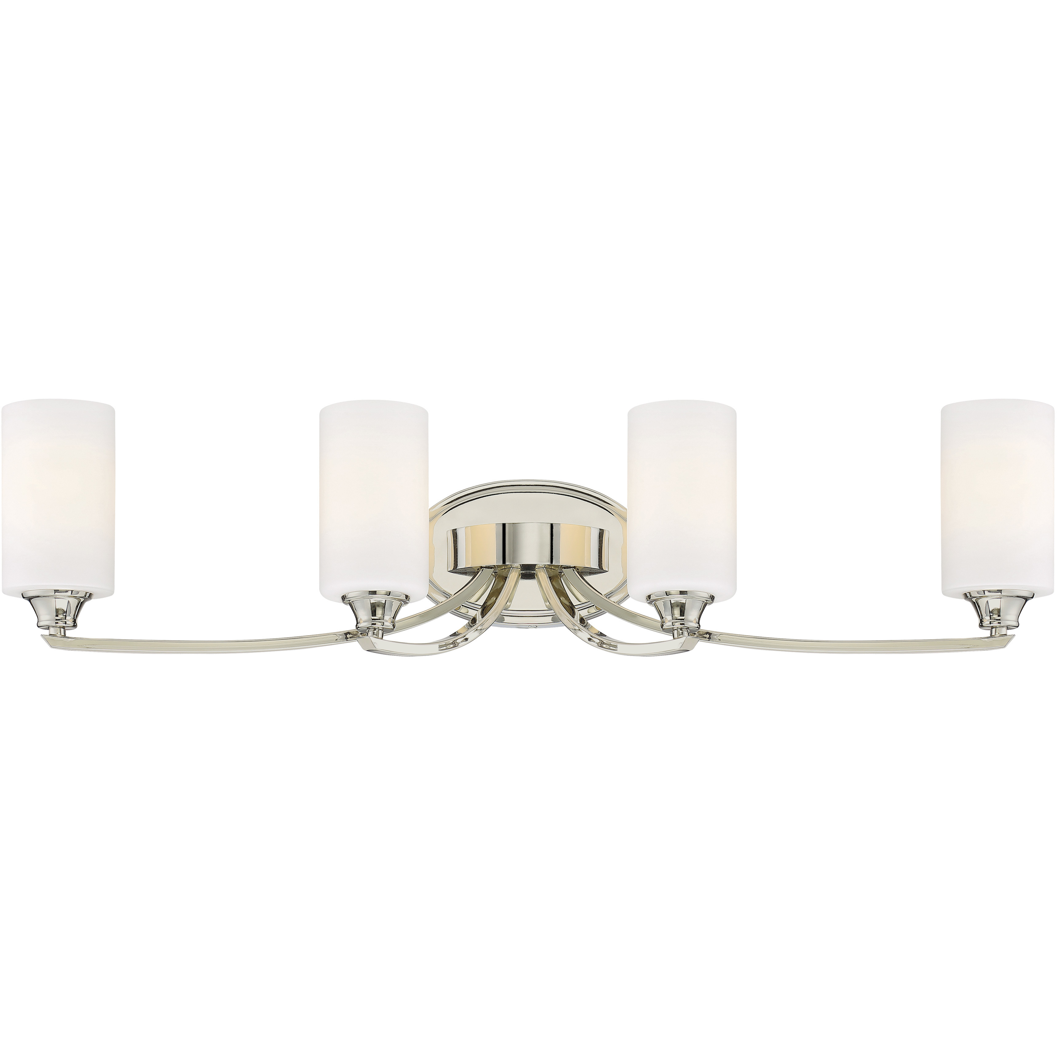 Tilbury 4 Light 33 inch Polished Nickel Bath Light Wall Light