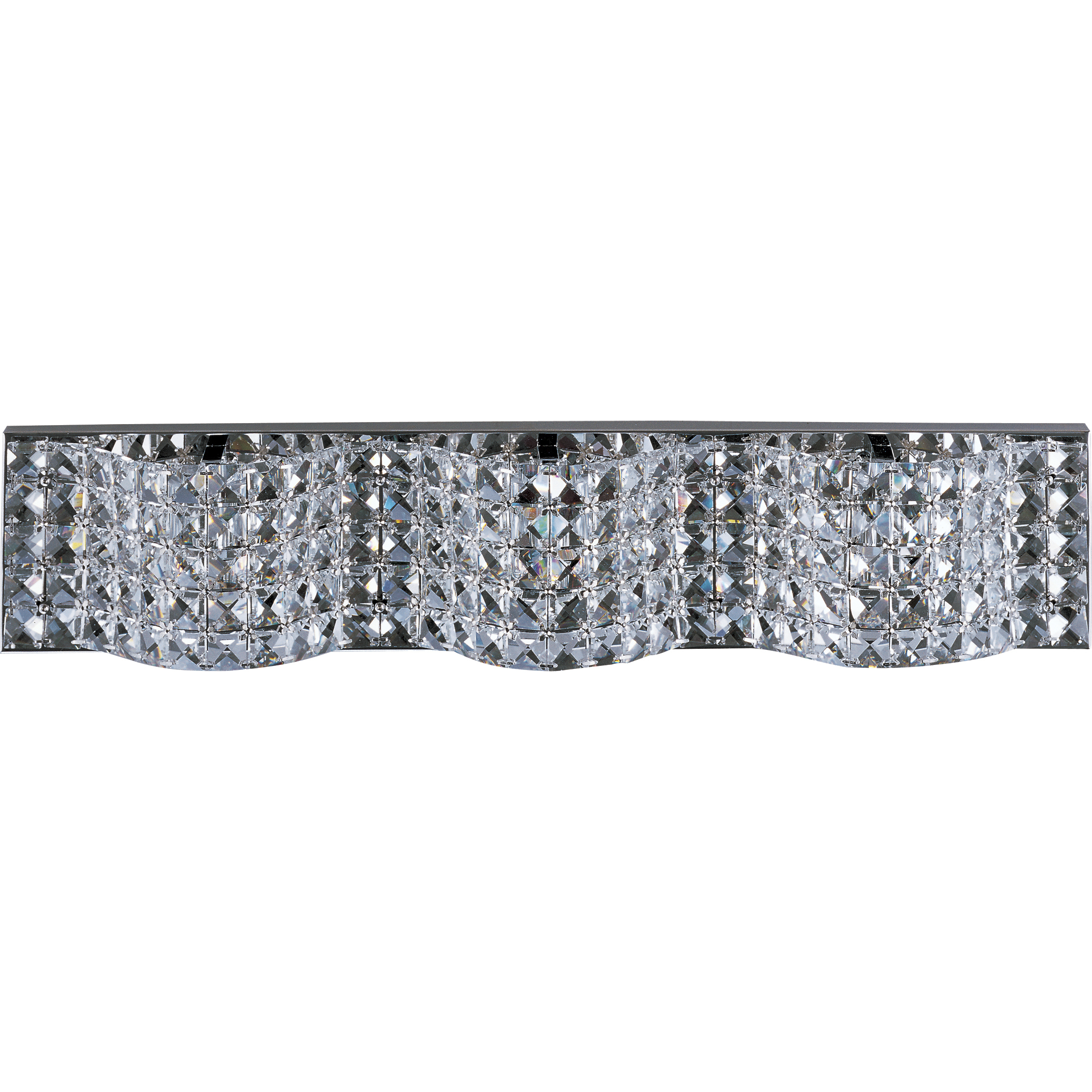 Wave 3 Light 26 inch Polished Chrome Bath Vanity Wall Light
