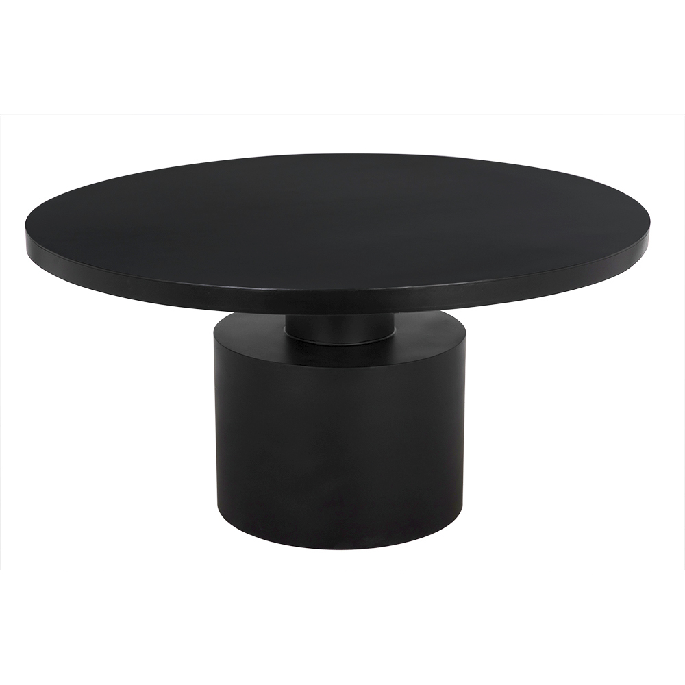 Marlow 59 X 59 inch Matte Black Dining Table