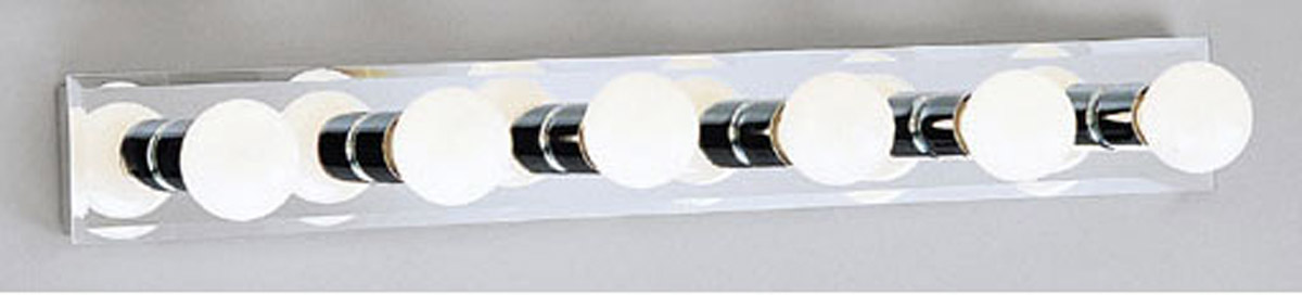 Designers Fountain Signature 6 Light Bath Bar in Beveled Mirror 4446