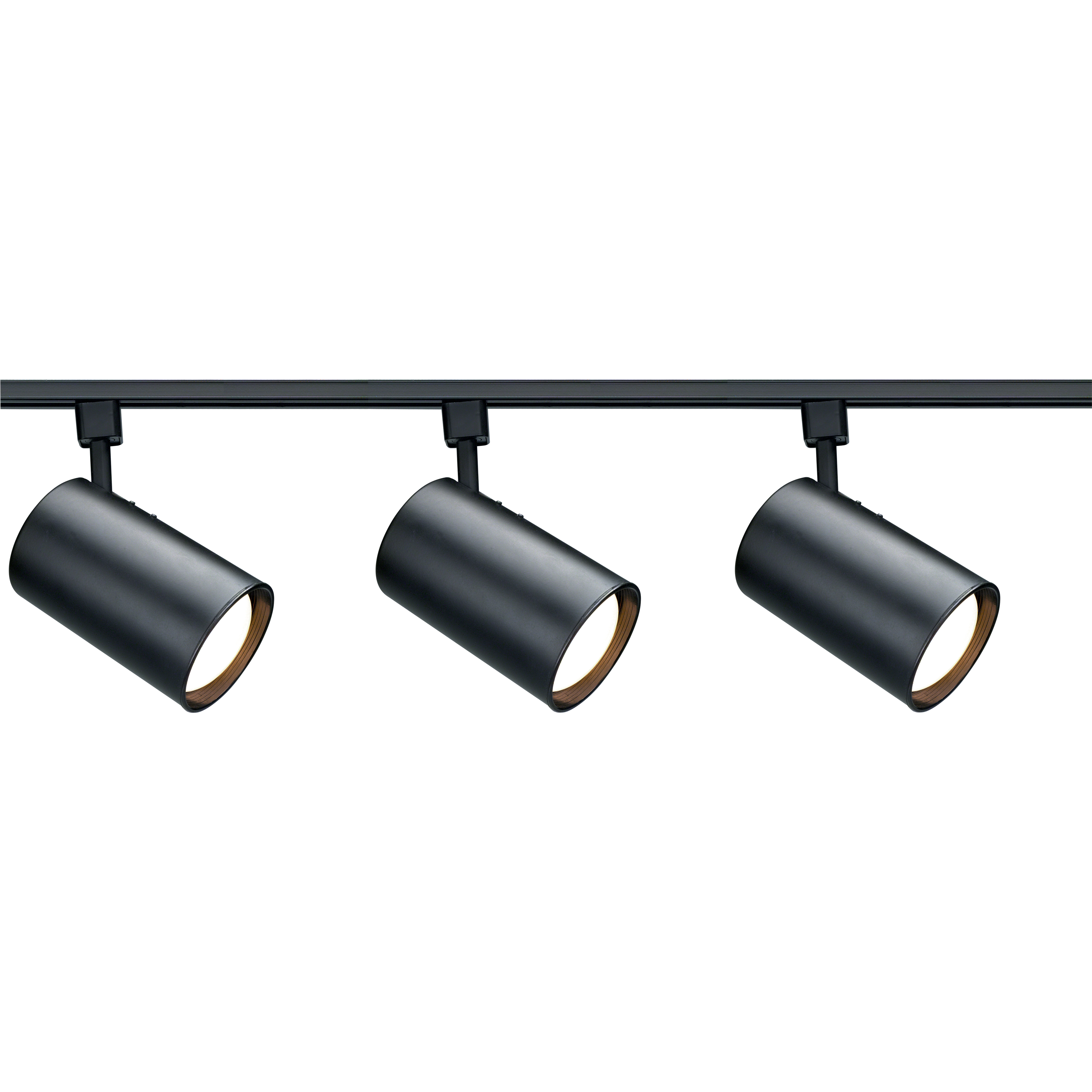 Brentwood 3 Light 120V Black Track Lighting Ceiling Light
