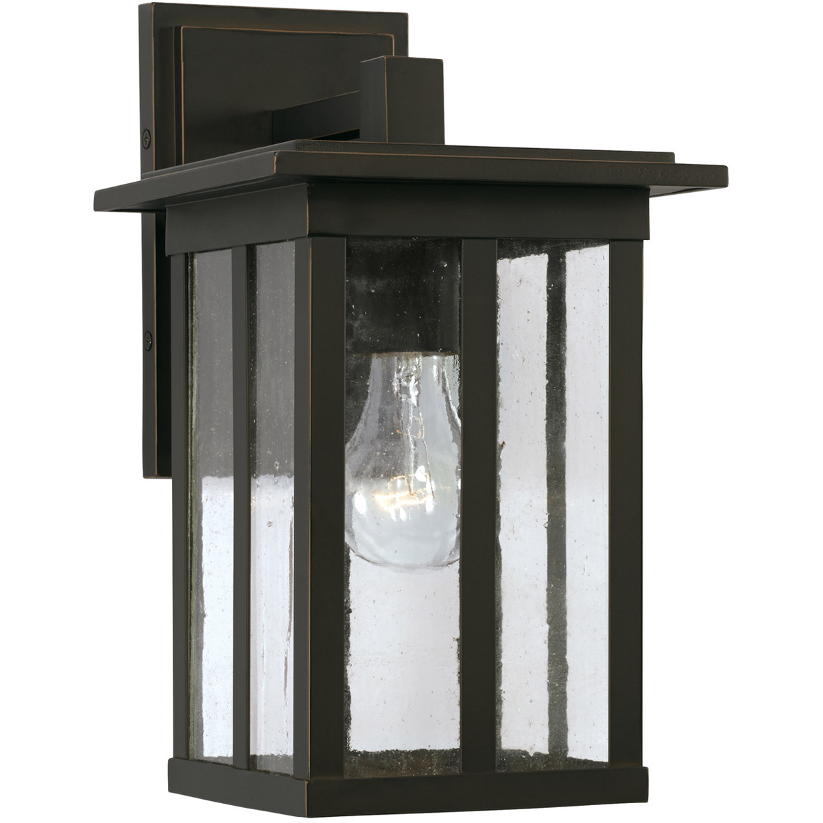 Barrett 1 Light 12.25 inch Oiled Bronze Outdoor Wall Lantern