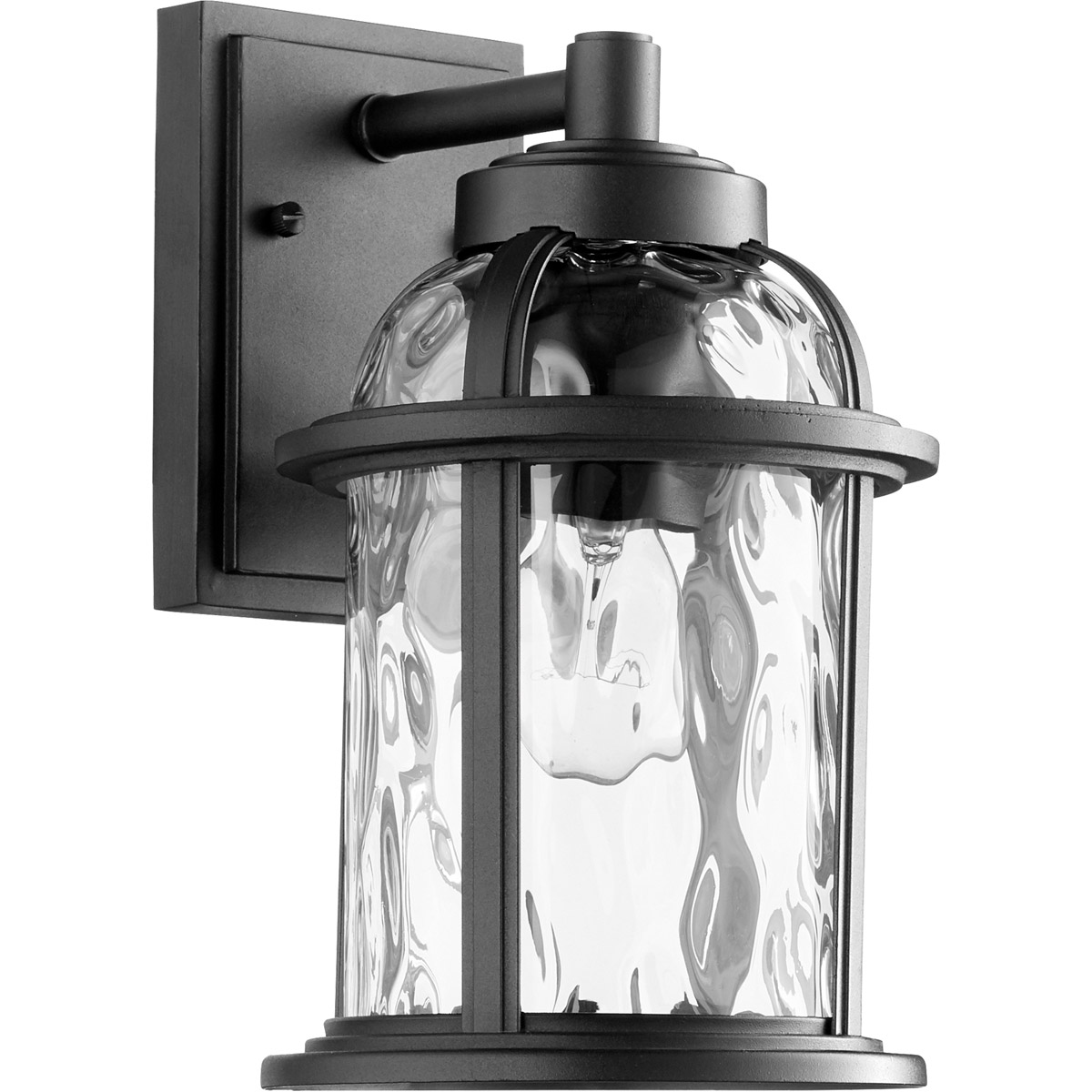 Winston 1 Light 11.75 inch Noir Outdoor Wall Lantern