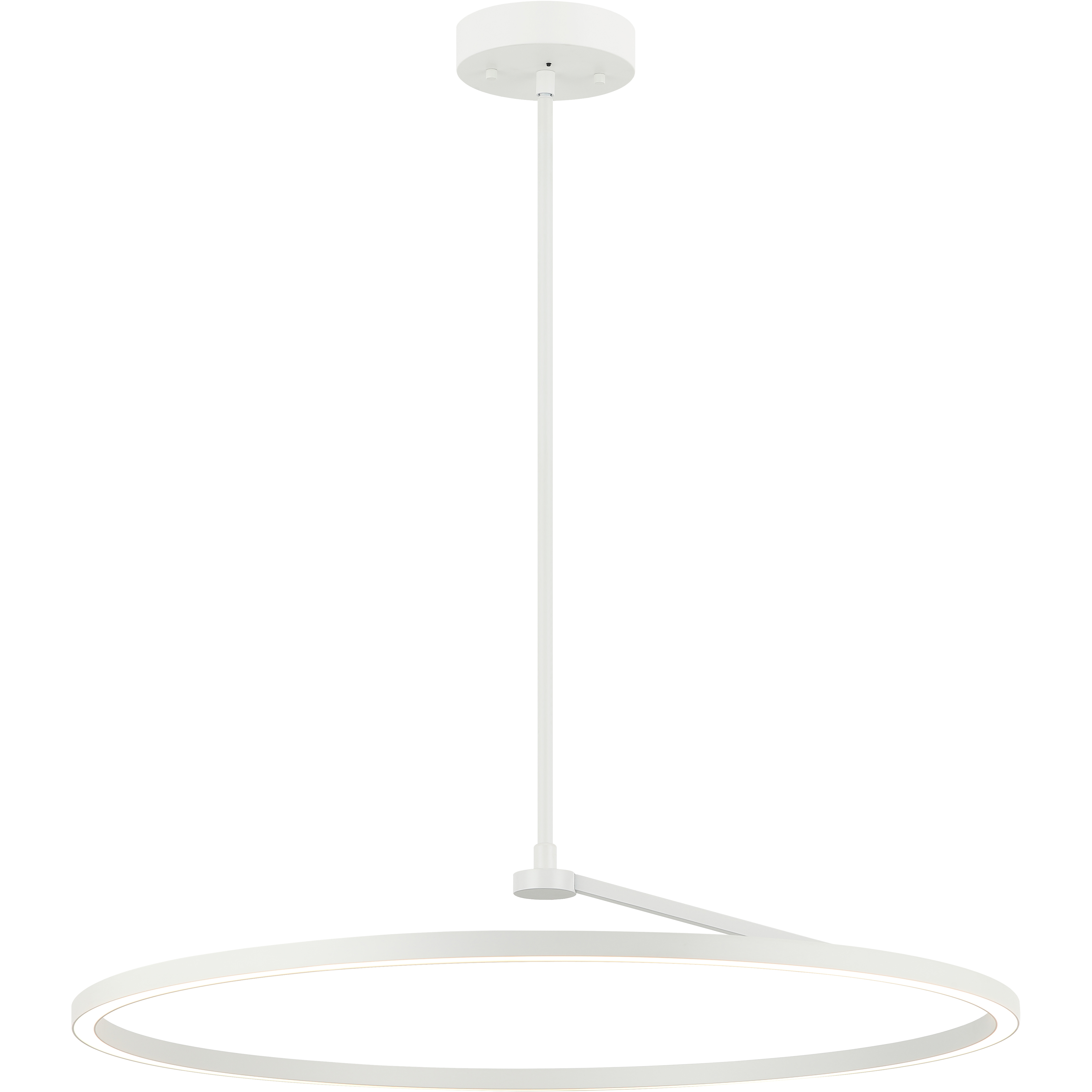 The Trundle LED 31.5 inch White Pendant Ceiling Light