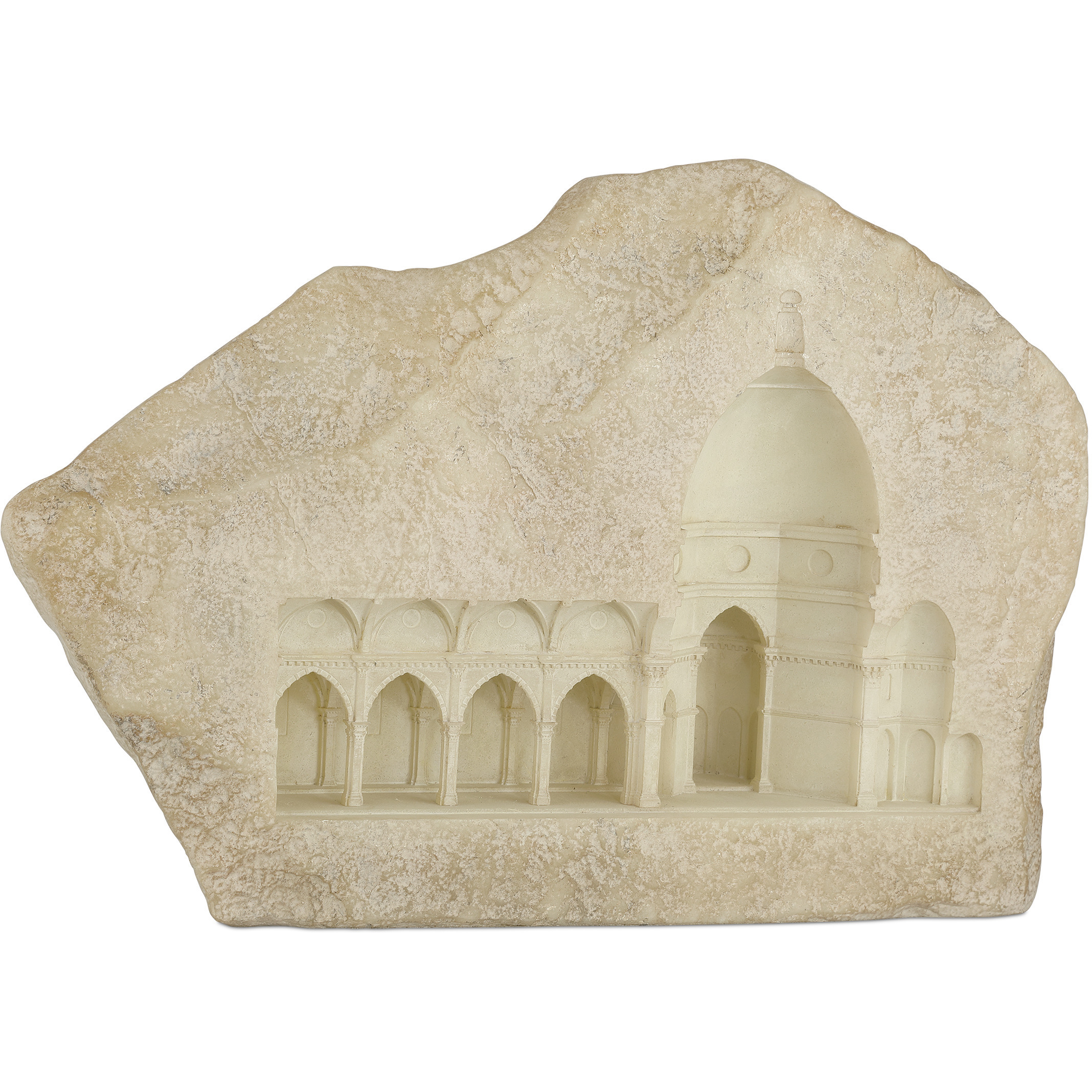 Architectural Remnant Beige Decorative Object
