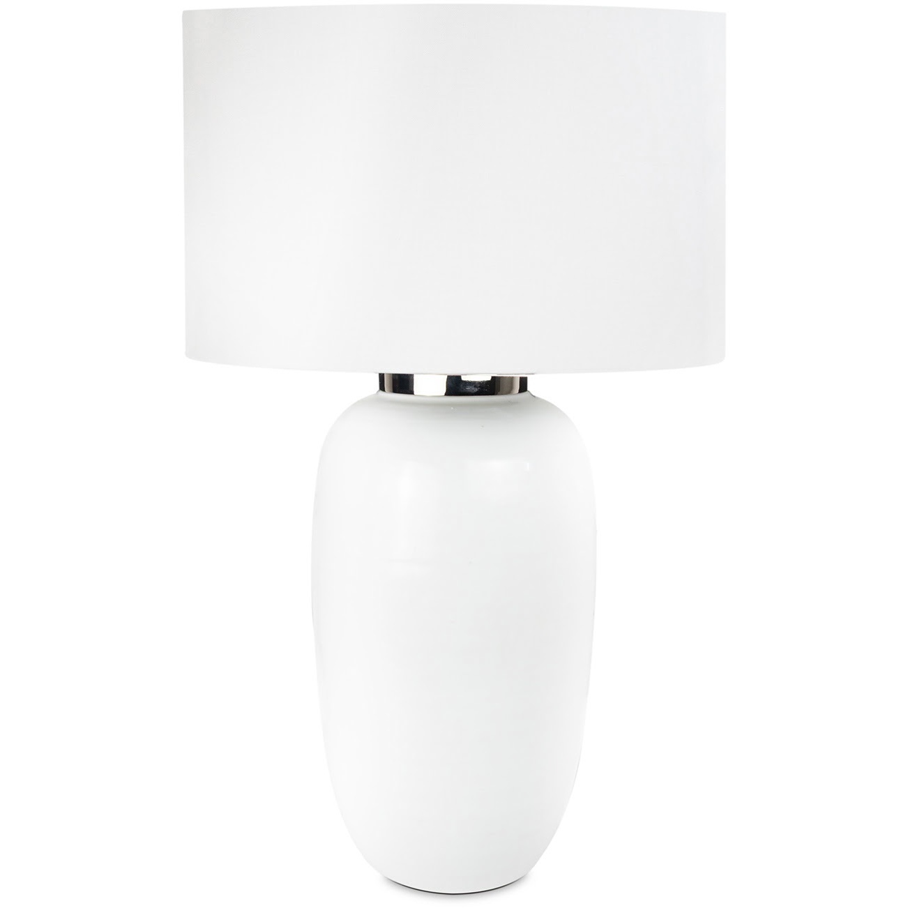 Kyoto 29 inch 150 watt White Table Lamp Portable Light