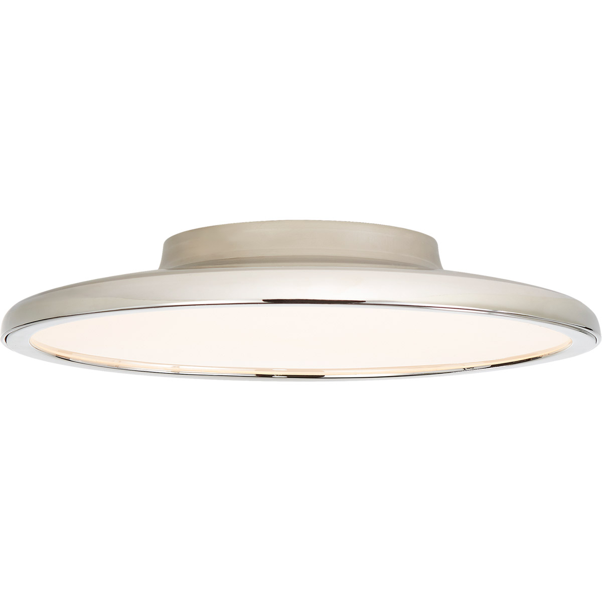 Peter Bristol Dot LED 13.75 inch Polished Nickel Flush Mount Ceiling Light