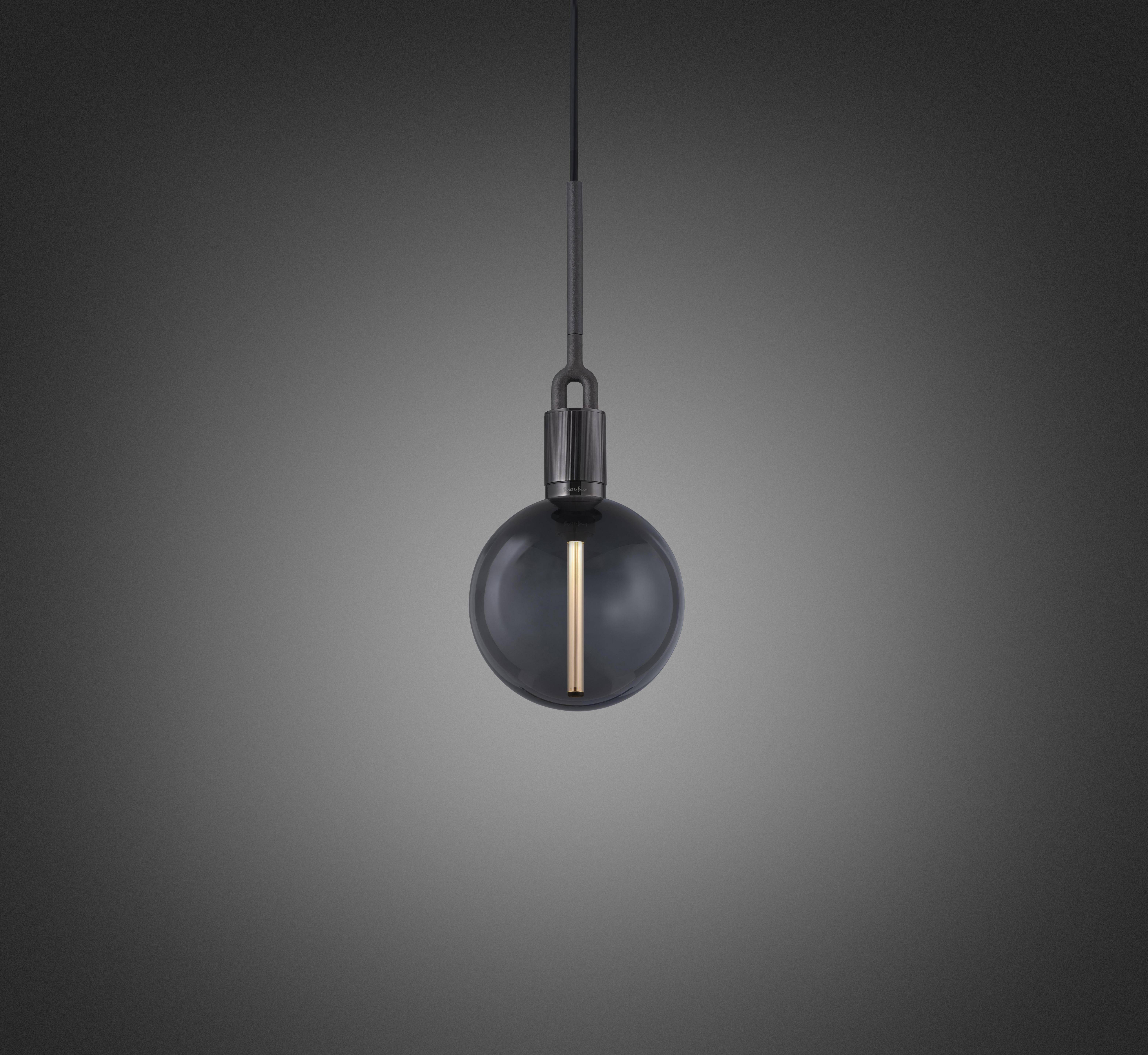 Forked LED 7.87 inch Gun Metal Pendant Ceiling Light