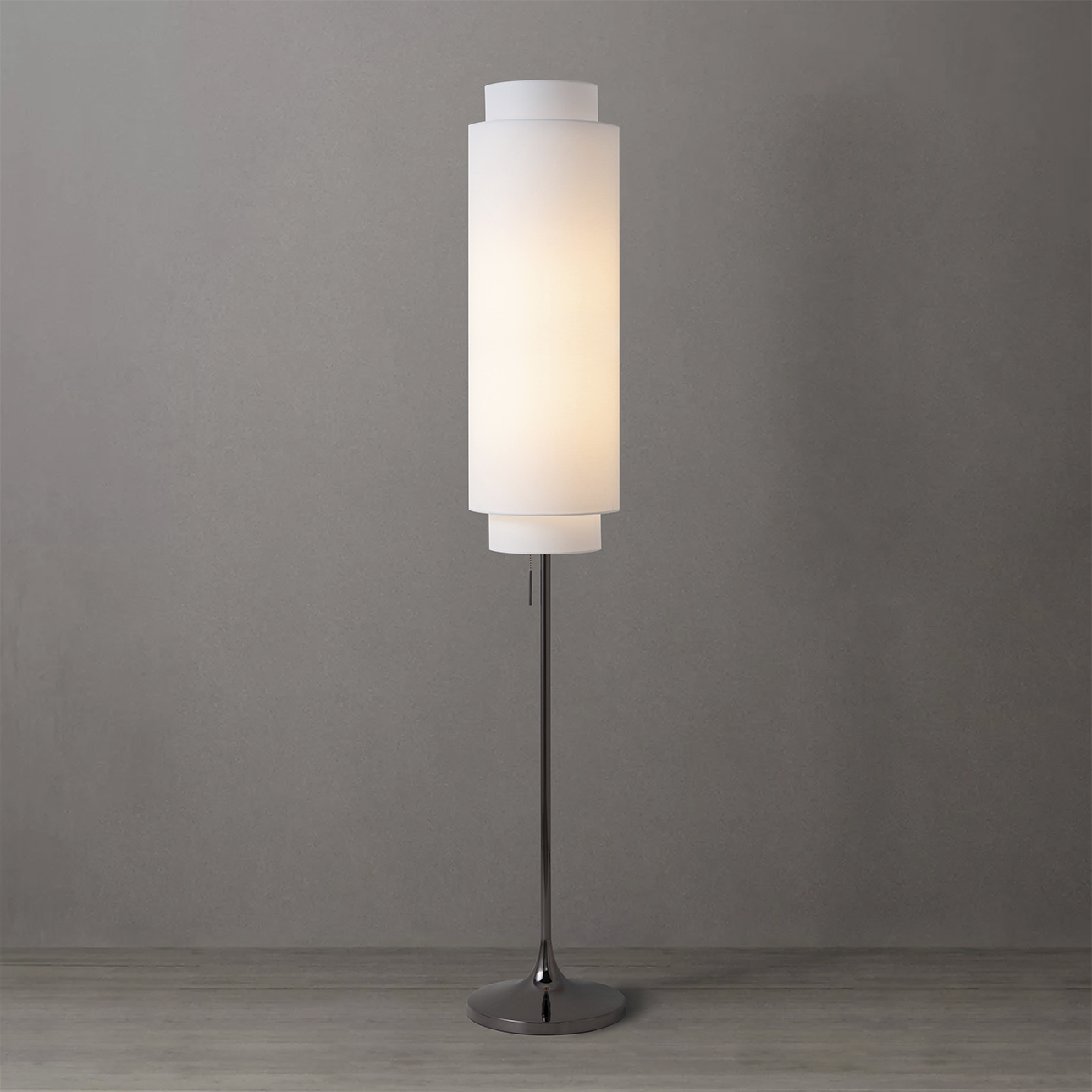 Lollipop 61 inch 9 watt Black Nickel Floor Lamp Portable Light