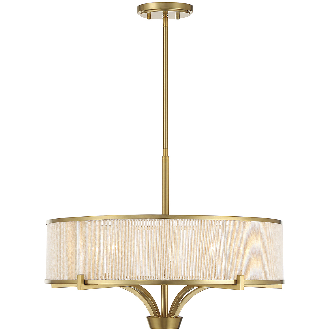 Wynwood 5 Light 24 inch Warm Brass Chandelier Ceiling Light