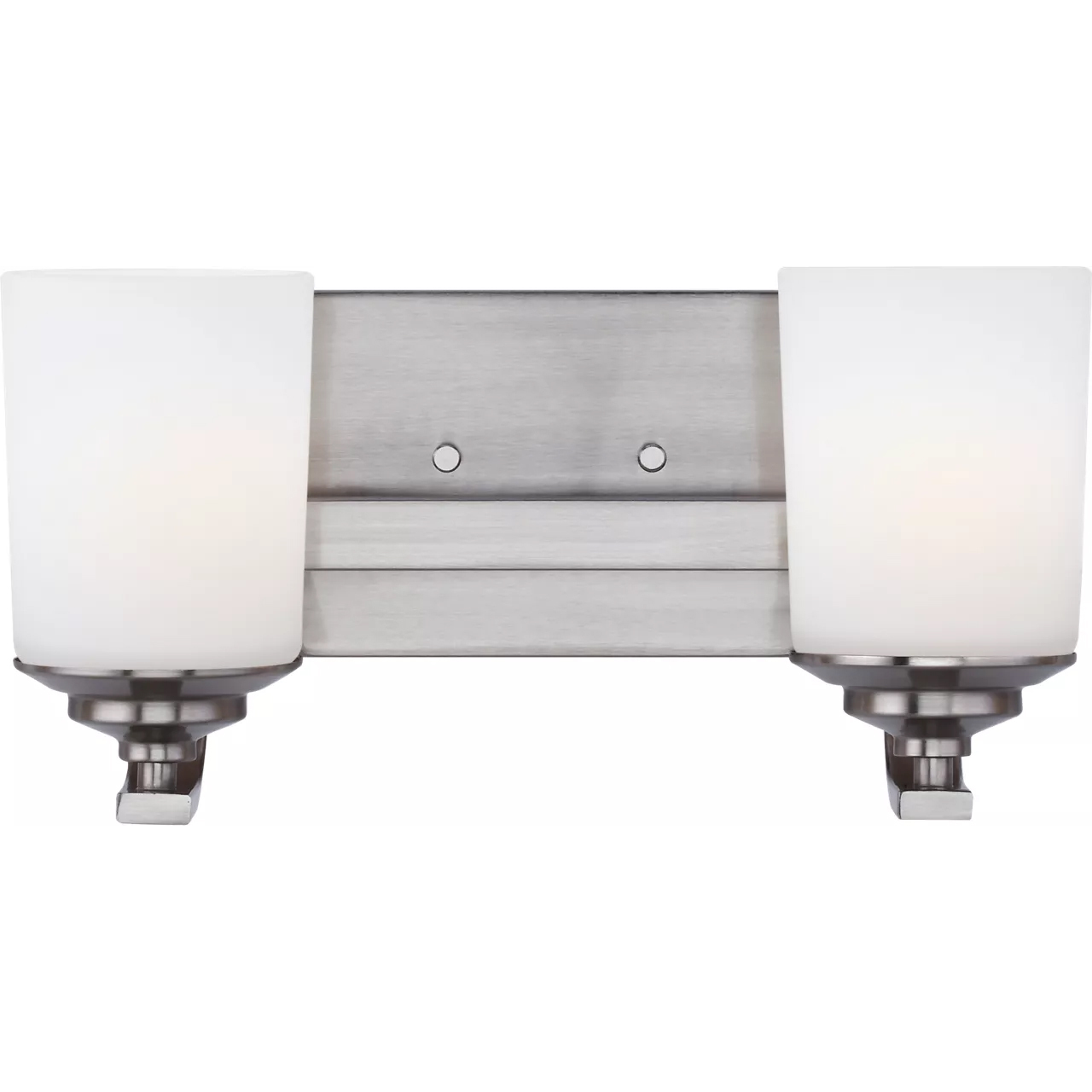 Kemal 2 Light 13.75 inch Brushed Nickel Wall Bath Fixture Wall Light