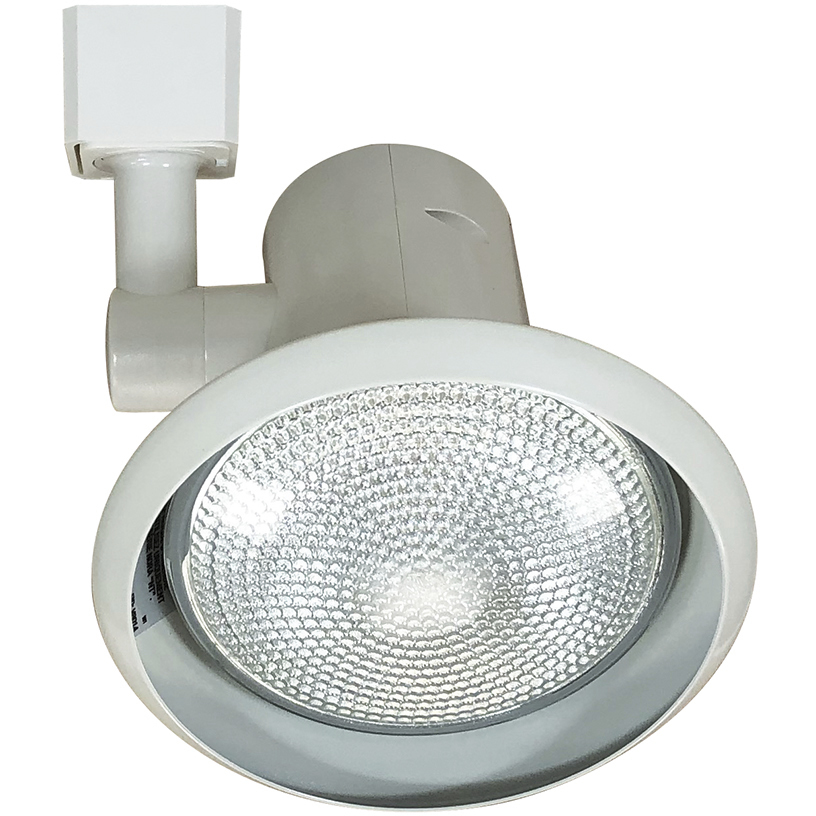 CONE 1 Light 120V White Track Head Ceiling Light in H-Style