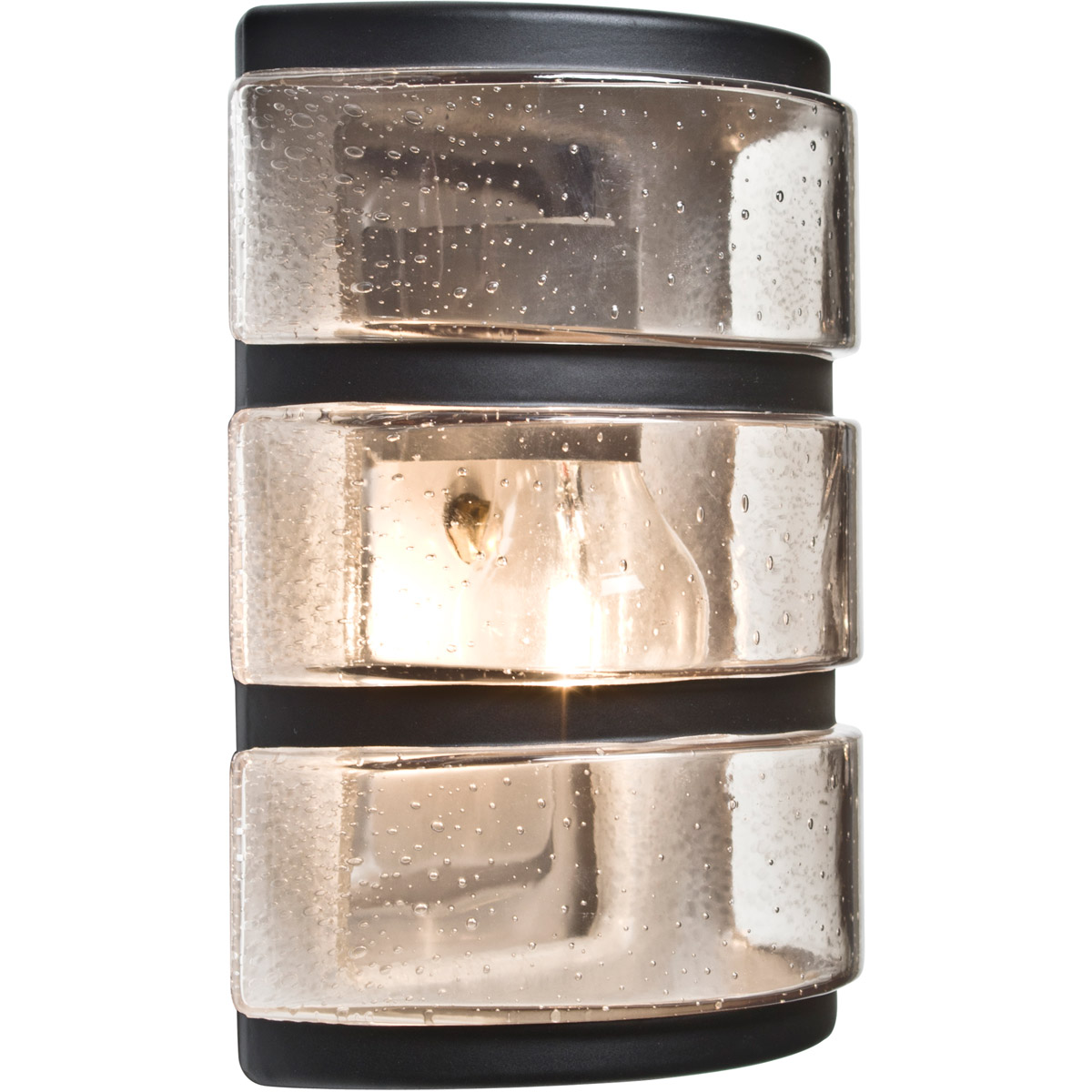 Aqua 1 Light 9 inch Black Outdoor Wall Sconce