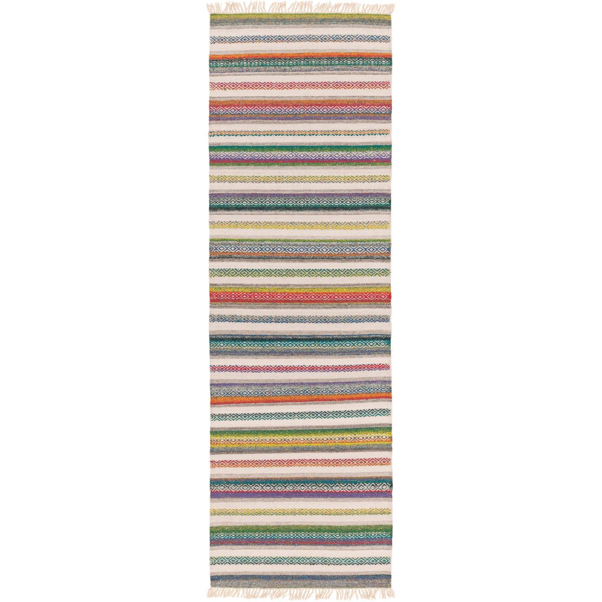Isabella 120 X 96 inch Bright Red, Ivory, Bright Orange Rug