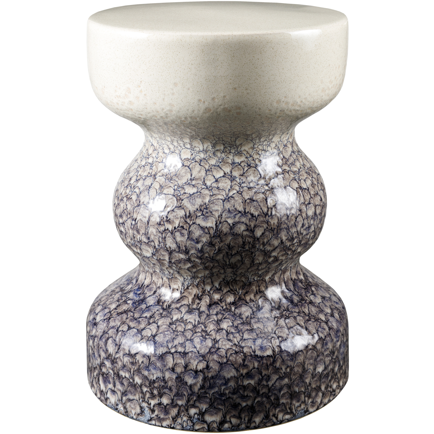 Osambela 18.3 X 11.8 inch Blue End Table