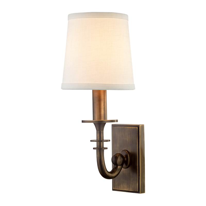 Carroll 1 Light 5 inch Distressed Bronze Wall Sconce Wall Light