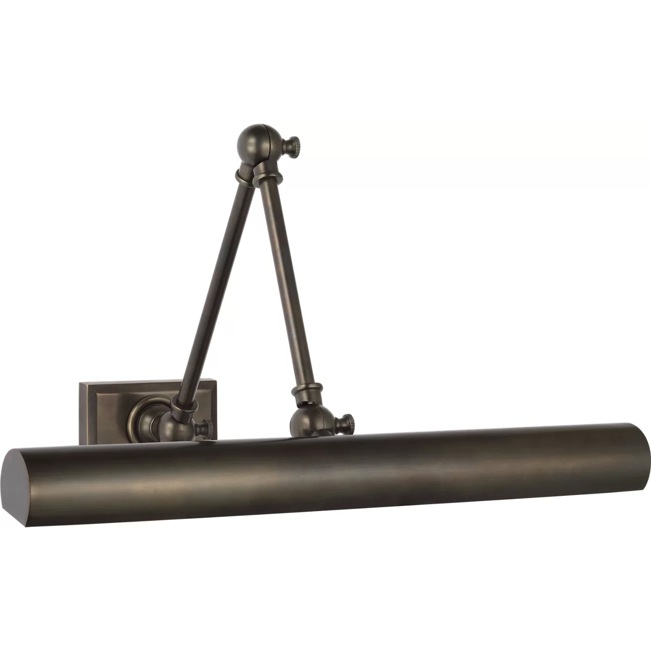Chapman & Myers Cabinet Maker 13.25 inch 8 watt Bronze Double Library Light Wall Light