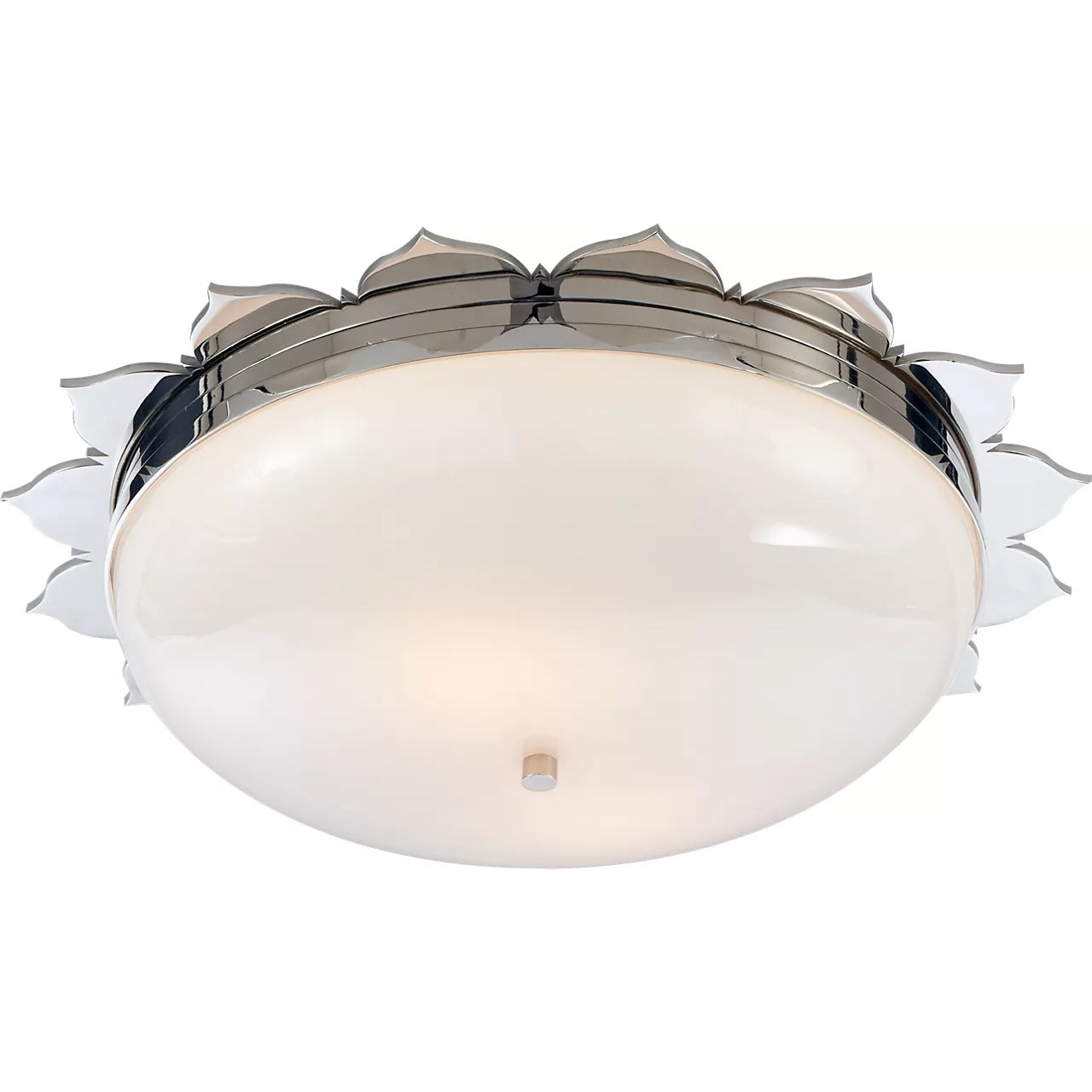 Alexa Hampton Rachel 2 Light 20 inch Polished Nickel Flush Mount Ceiling Light, Large