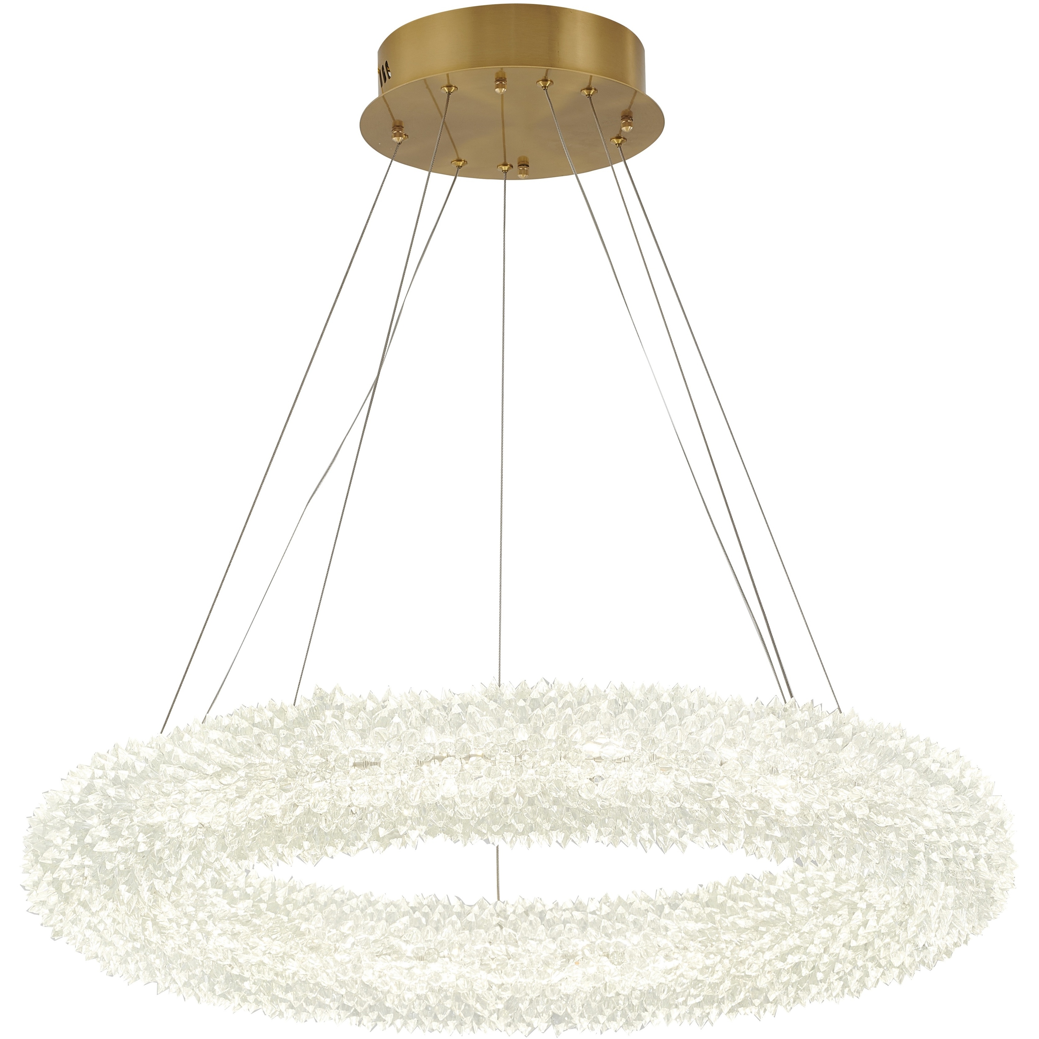 Canada LED 31 inch Brass Chandelier Ceiling Light