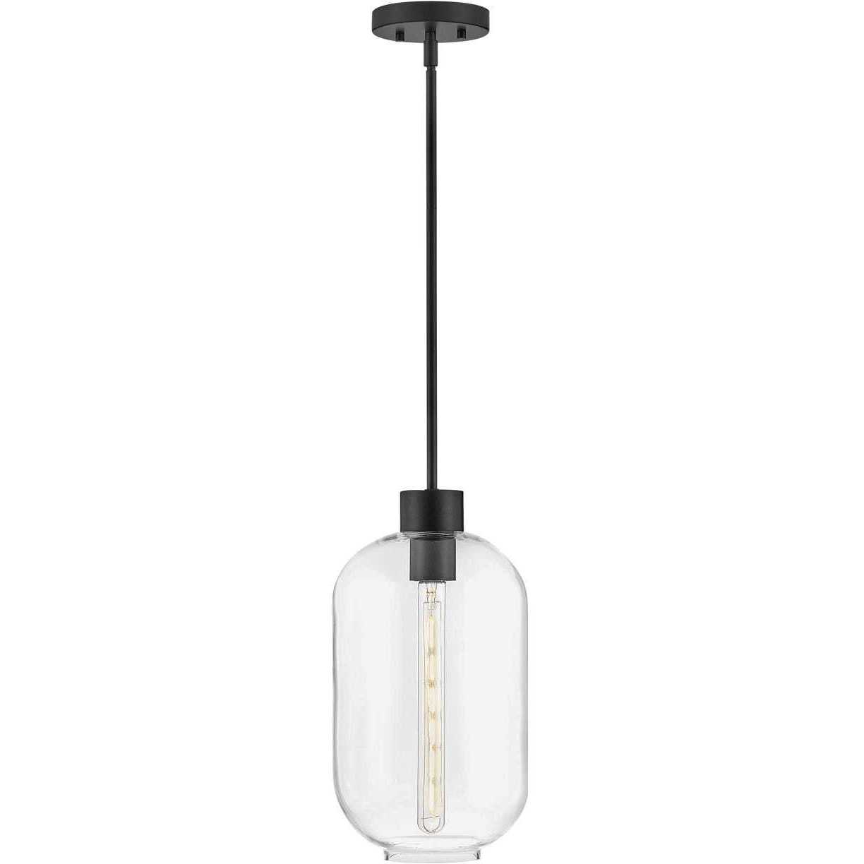 Greer LED 8.5 inch Black Pendant Ceiling Light