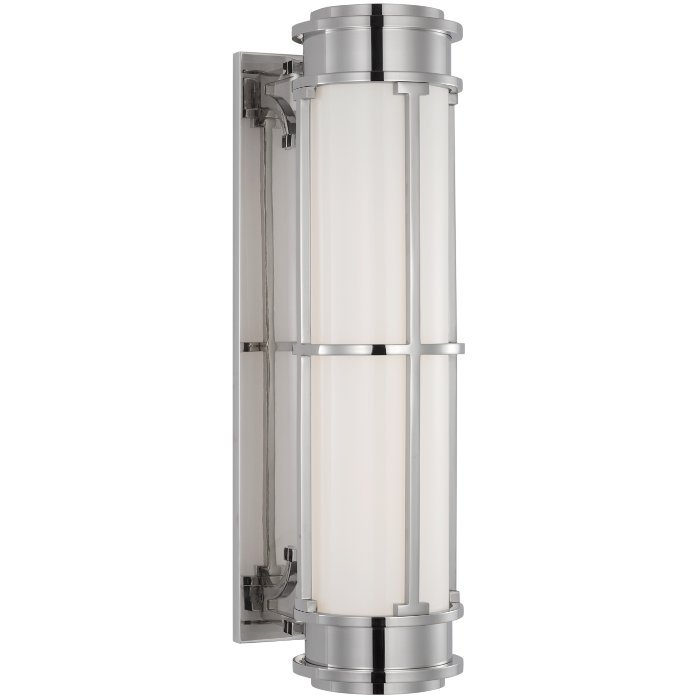 Chapman & Myers Gracie LED 4.75 inch Polished Nickel Linear Sconce Wall Light