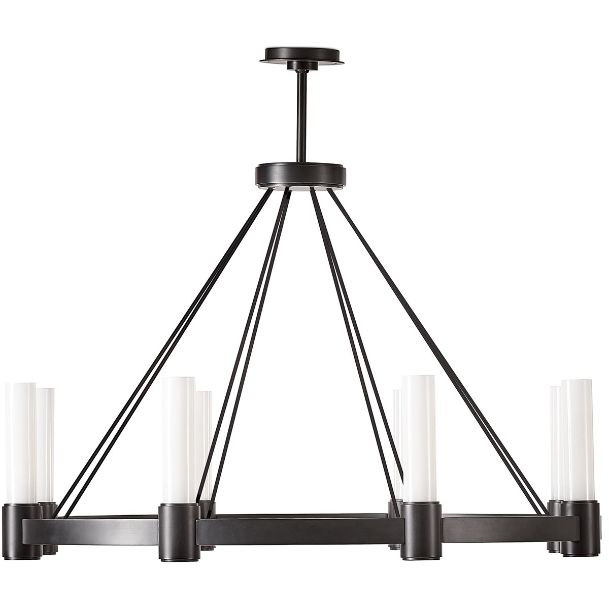 Dixon 8 Light 40 inch Oil Rubbed Bronze Chandelier Ceiling Light