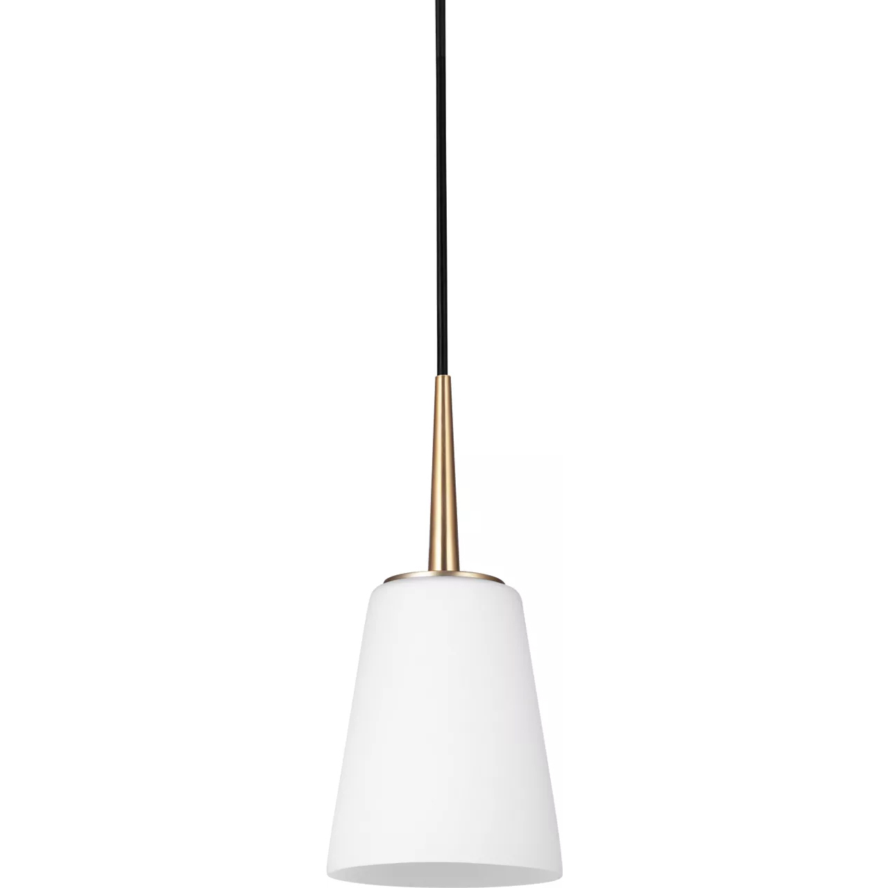 Driscoll 1 Light 5.25 inch Satin Brass Pendant Ceiling Light