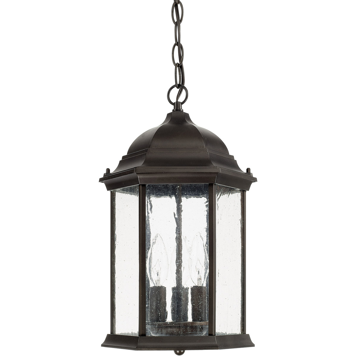 Main Street 3 Light 9.5 inch Old Bronze Outdoor Hanging Lantern