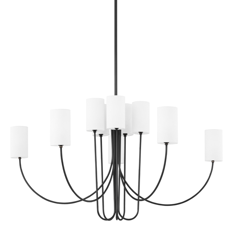 Harlem 10 Light 48.25 inch Old Bronze Chandelier Ceiling Light