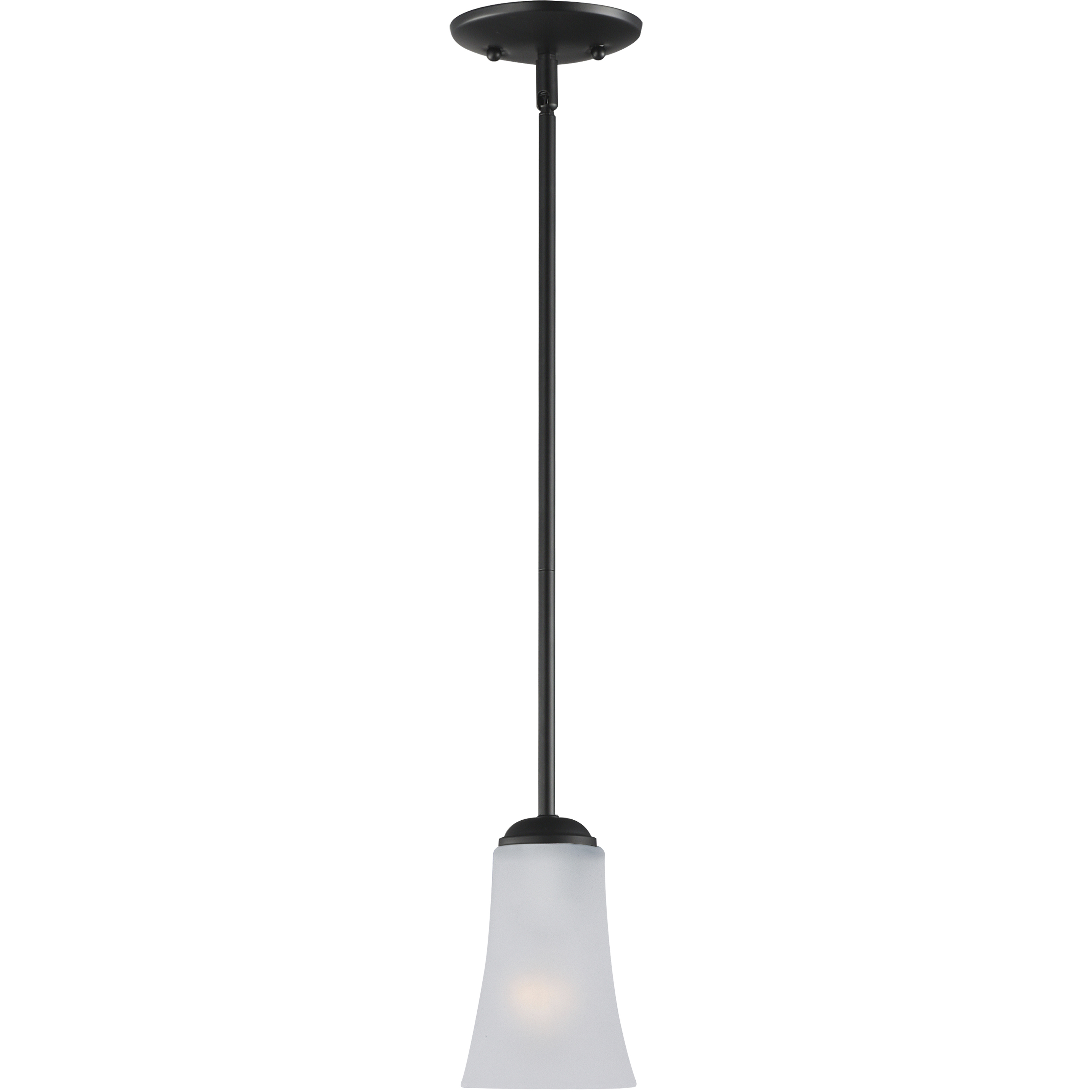 Logan 1 Light 4.5 inch Black Mini Pendant Ceiling Light