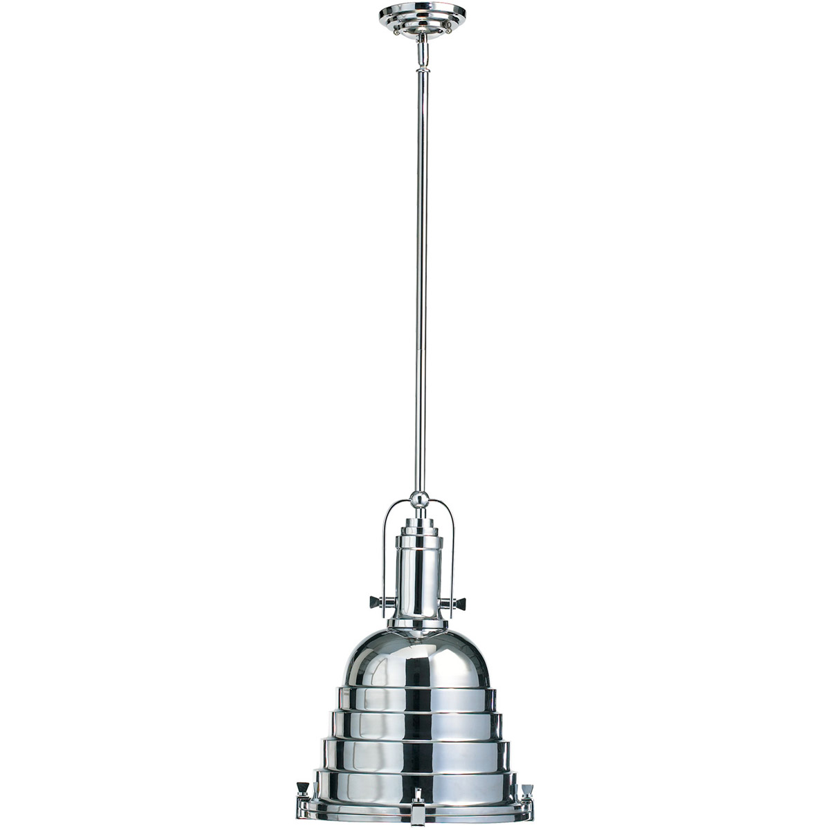 Elliott 1 Light 13.5 inch Chrome Pendant Ceiling Light