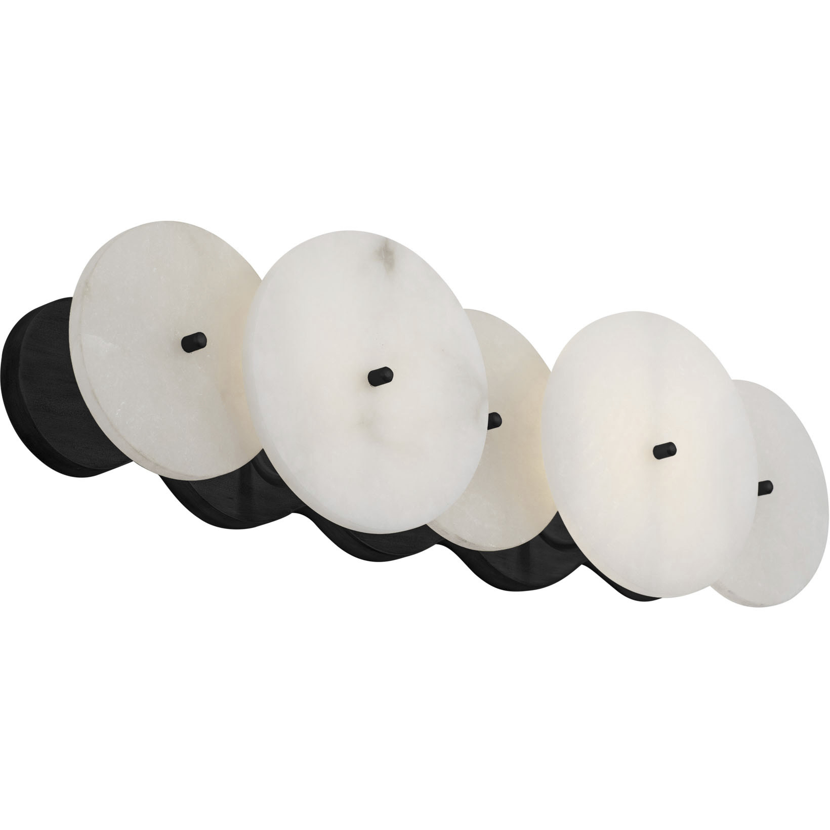 Cosmos 2 Light 20.5 inch Matte Black Bath Vanity Light Wall Light, Smithsonian Collaboration