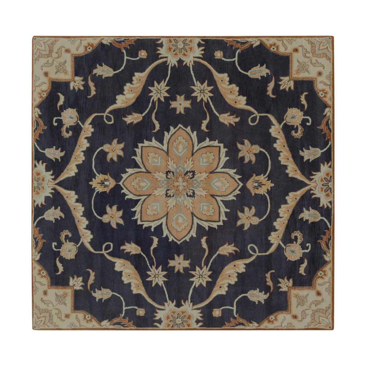Edda 48 X 48 inch Ink Blue Rug, Square