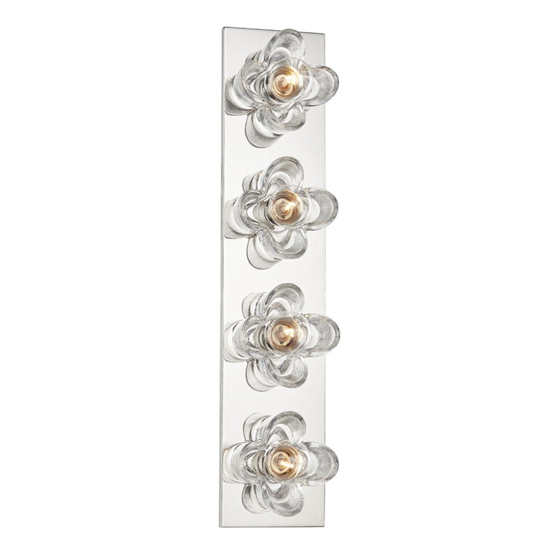 Shea 4 Light 22 inch Polished Nickel Bath And Vanity Wall Light