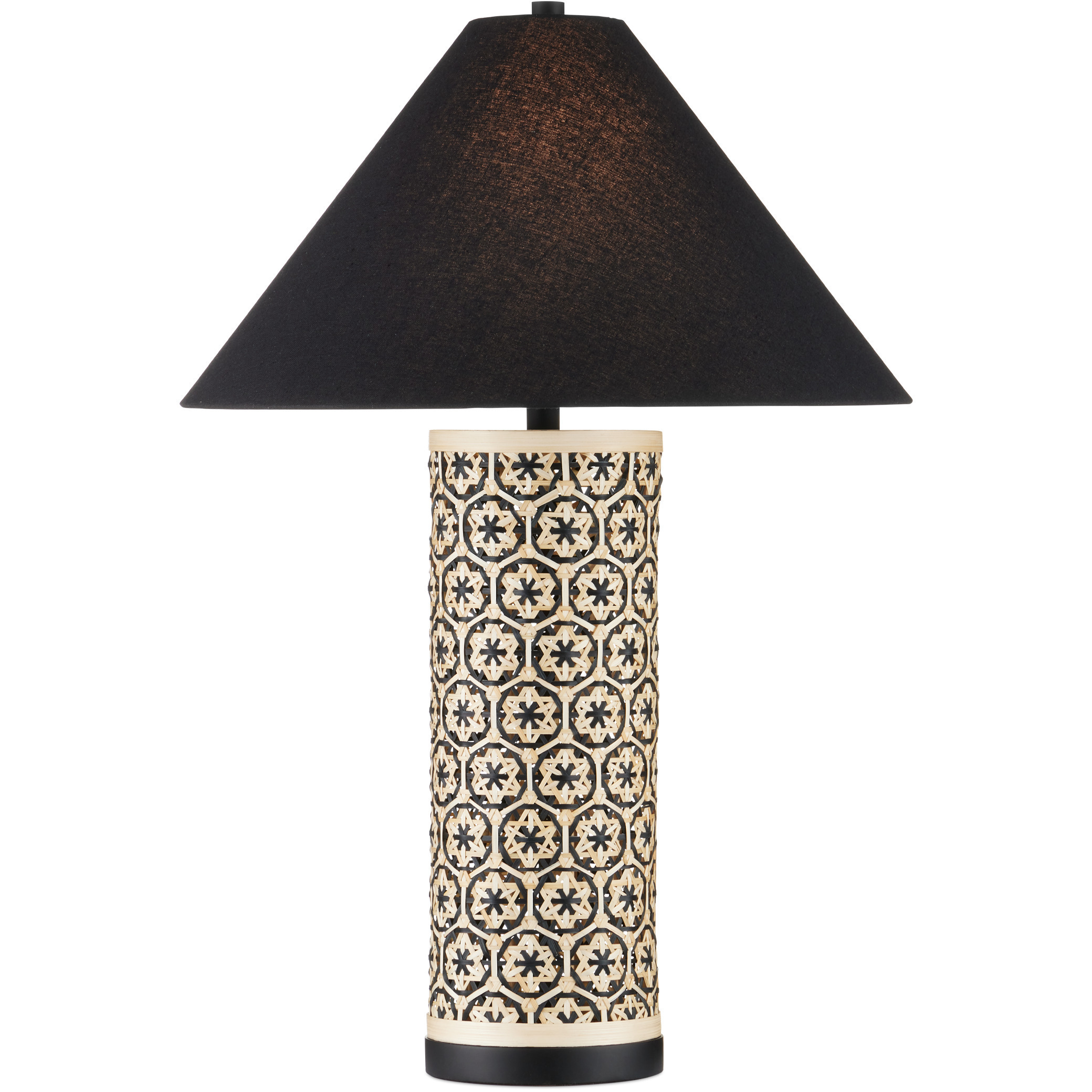 Nebulon 31 inch 100 watt Natural and Black Table Lamp Portable Light