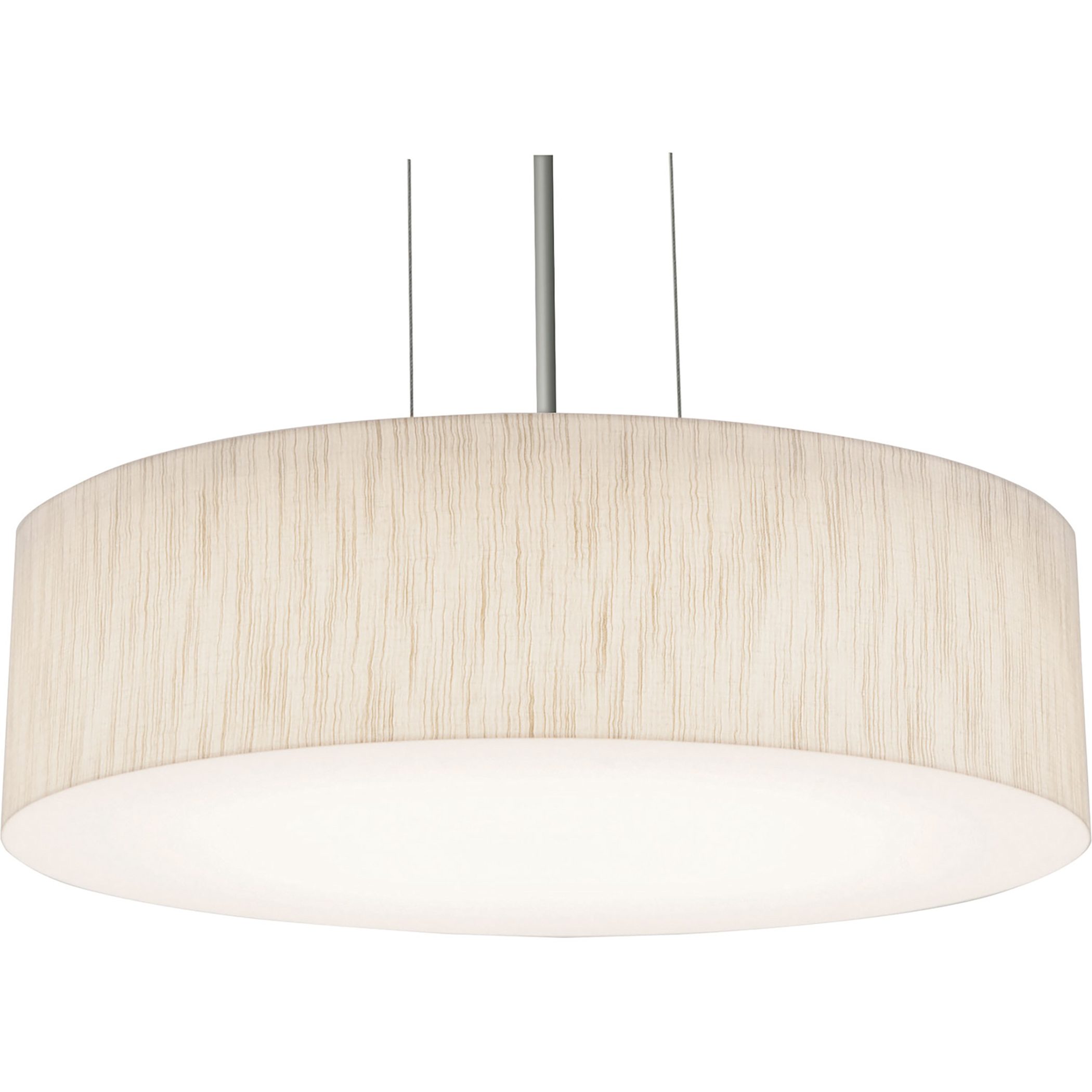Anton 1 Light 12.25 inch Satin Nickel Pendant Ceiling Light in Jute