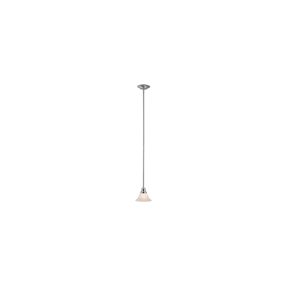 Mill Creek 1 Light 7.5 inch Satin Nickel Mini Pendant Ceiling Light