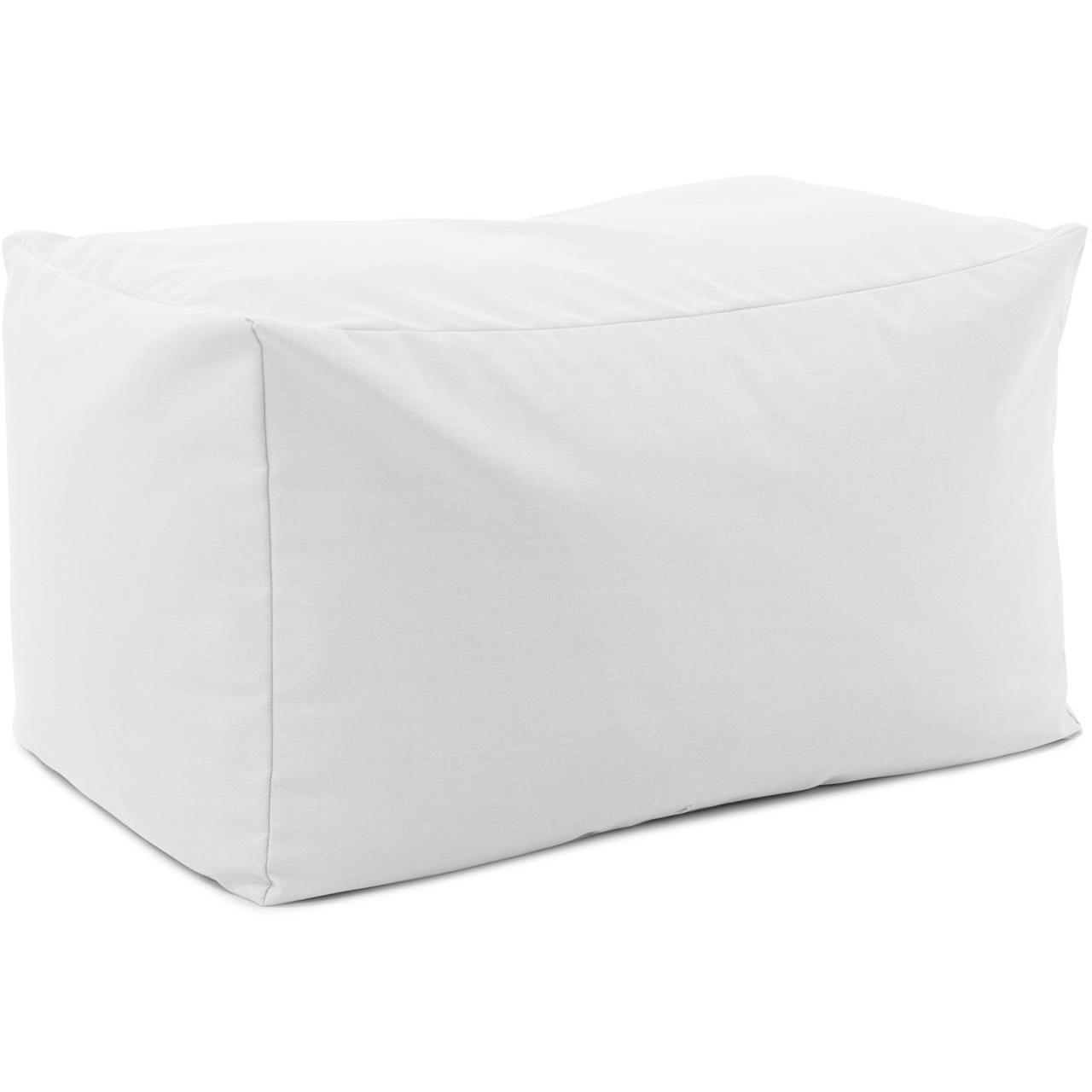 Seascape 18.25 inch Natural Outdoor Pouf Bench