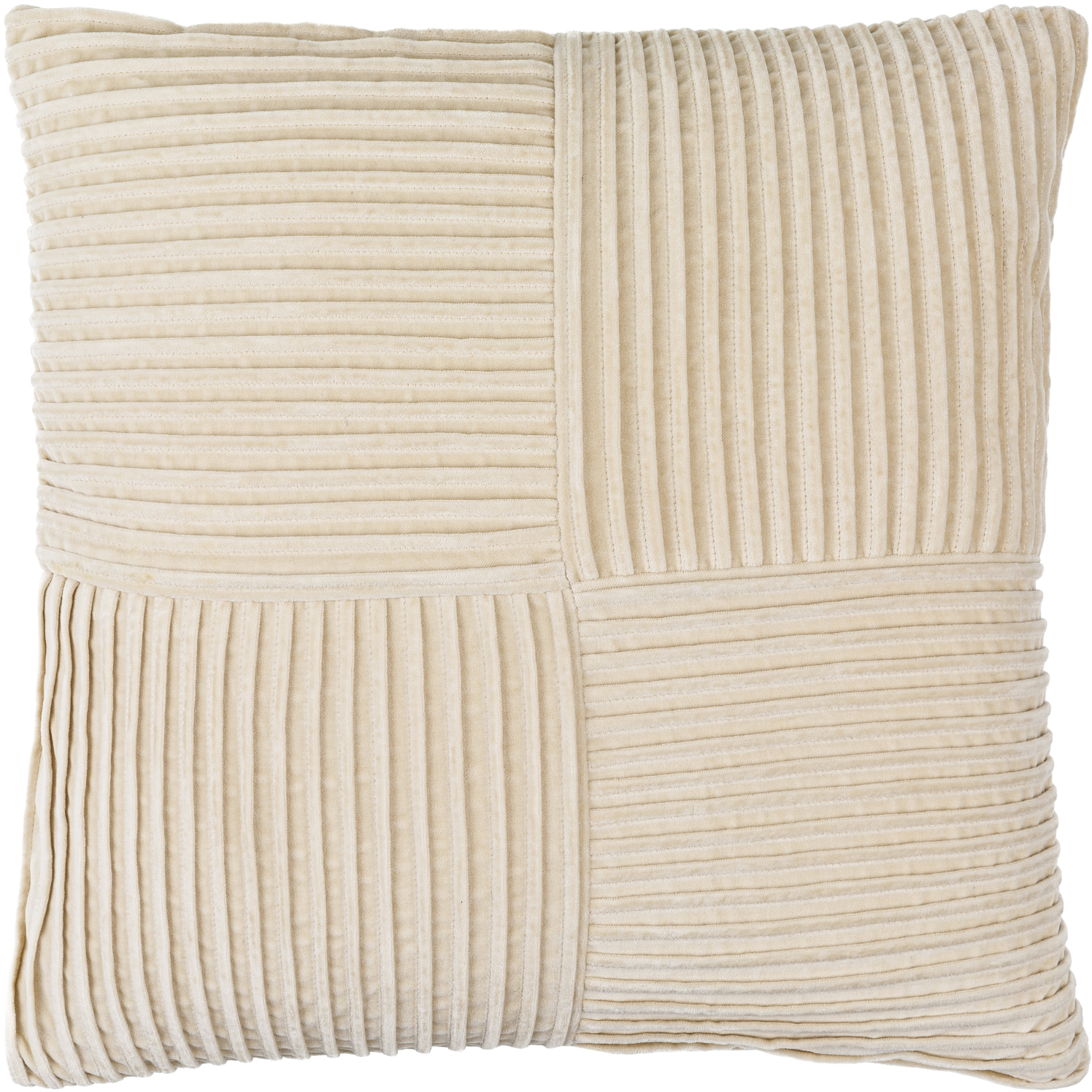 Conrad 20 X 20 inch Pearl/Ash/Natural/Khaki Accent Pillow